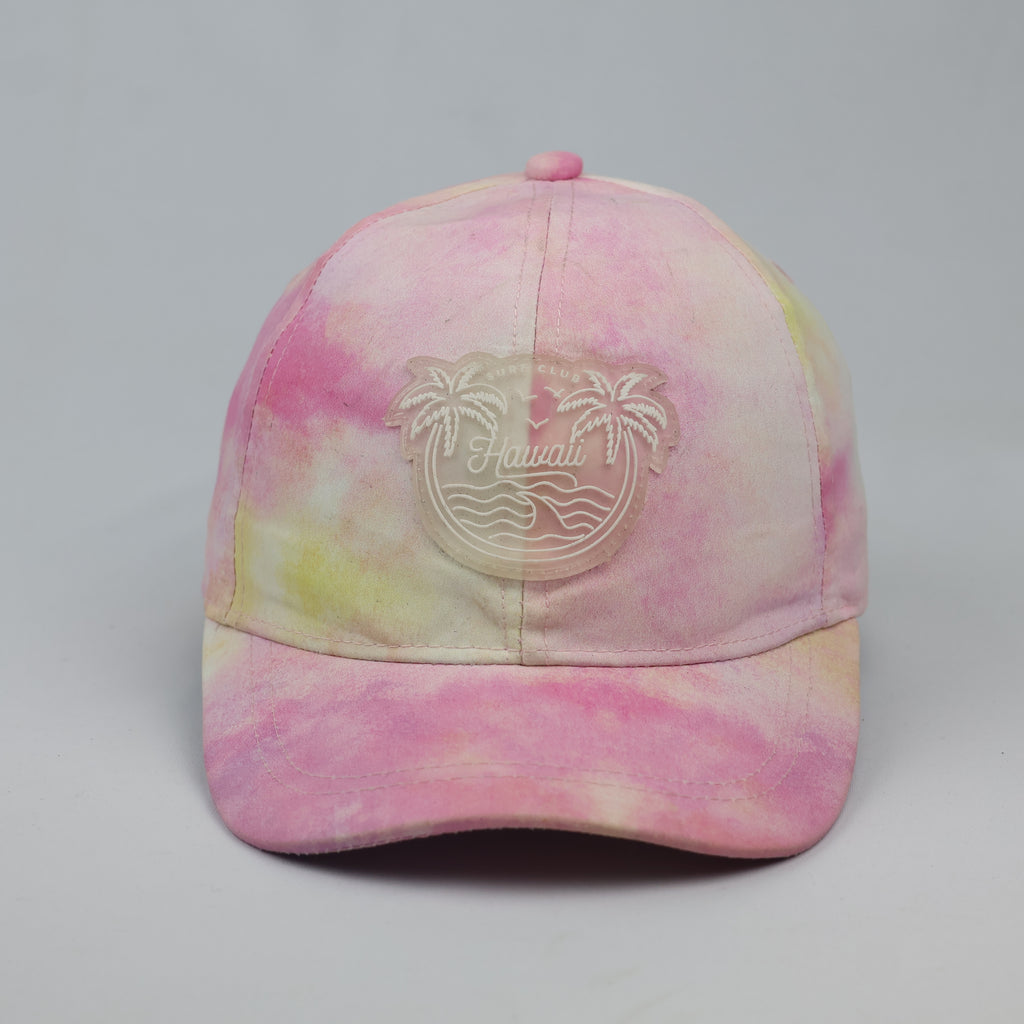 Thrifted Orchestra Kids Pink Pastel Tropical Hawaii Hat