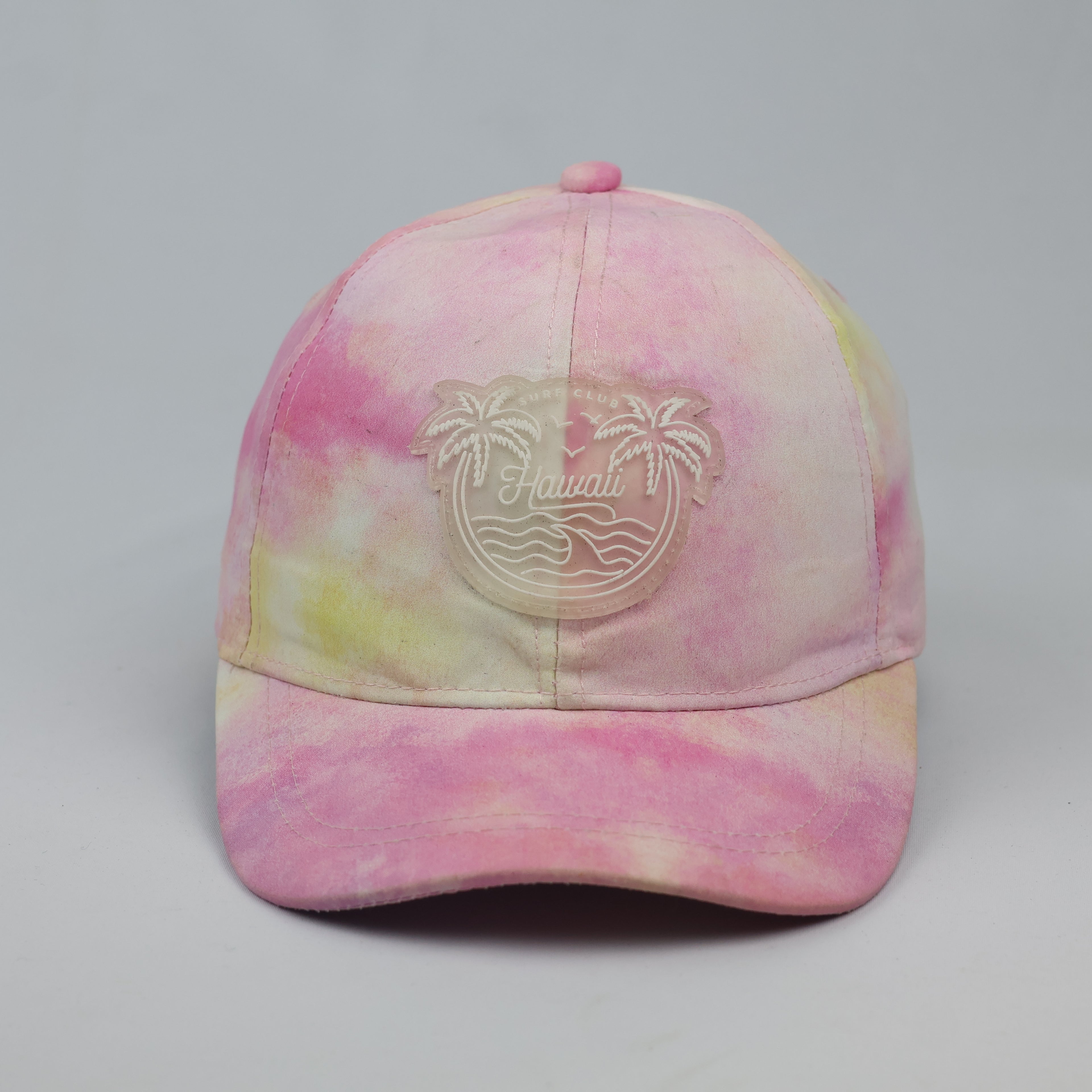 Thrifted Orchestra Kids Pink Pastel Tropical Hawaii Hat