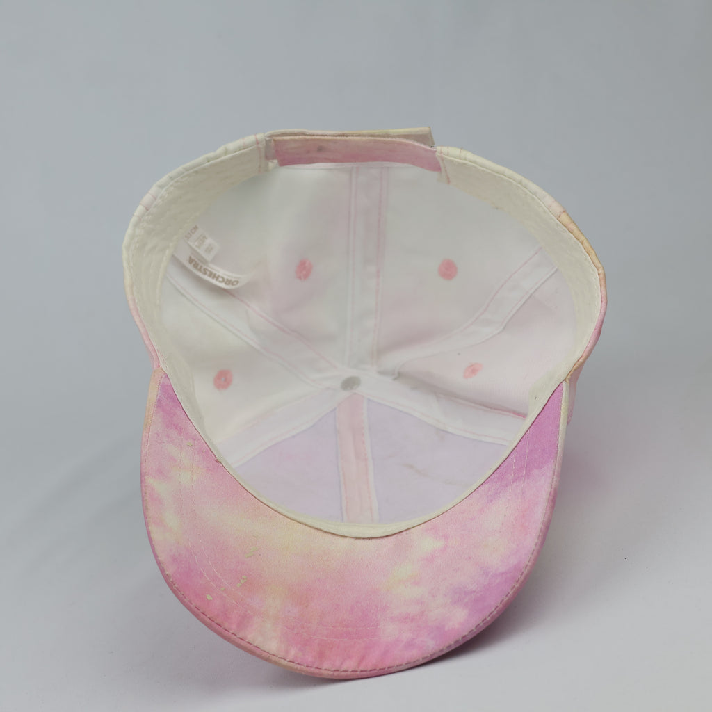 Thrifted Orchestra Kids Pink Pastel Tropical Hawaii Hat
