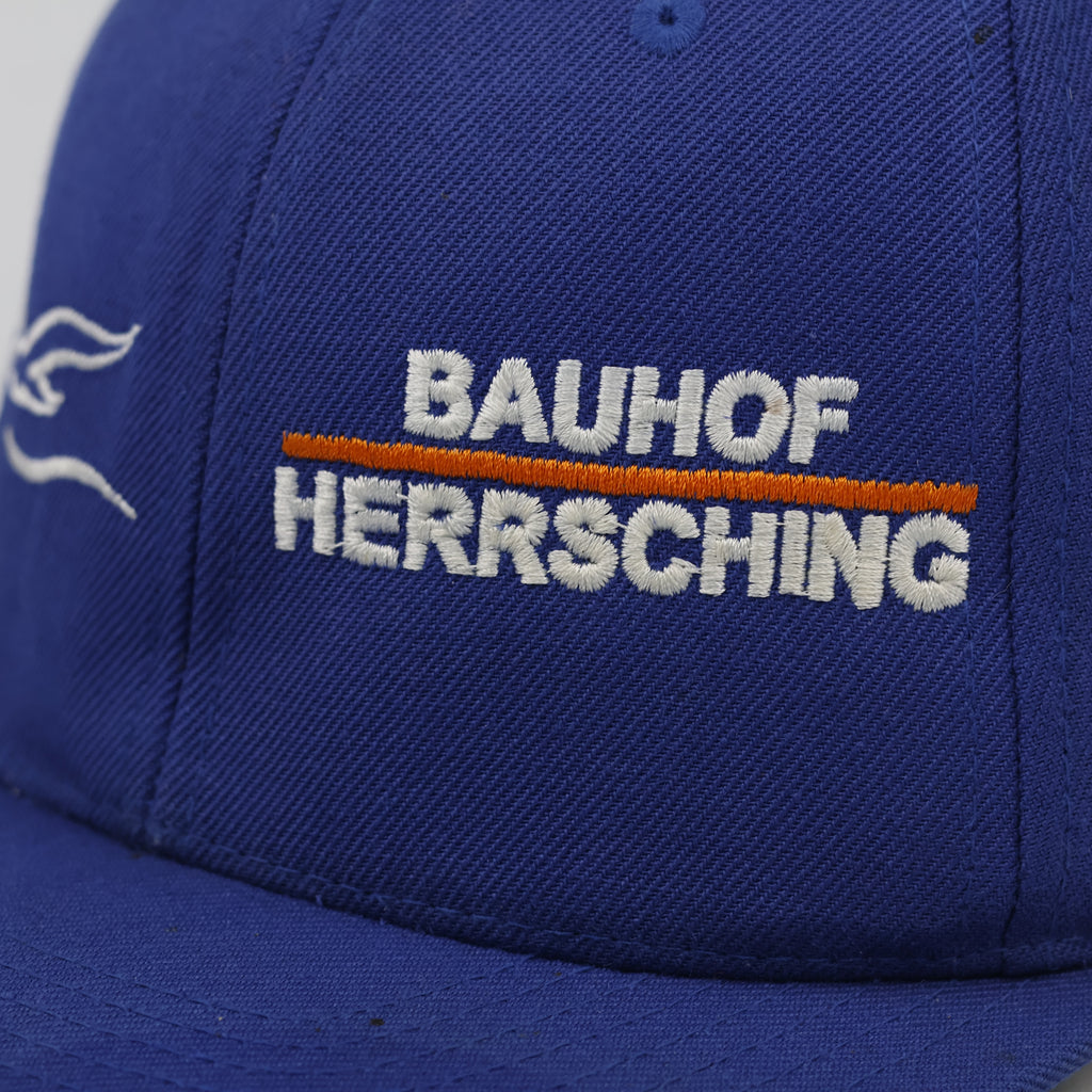 Thrifted Bauhof Herrsching Royal Blue Green Bottom Snapback Cap