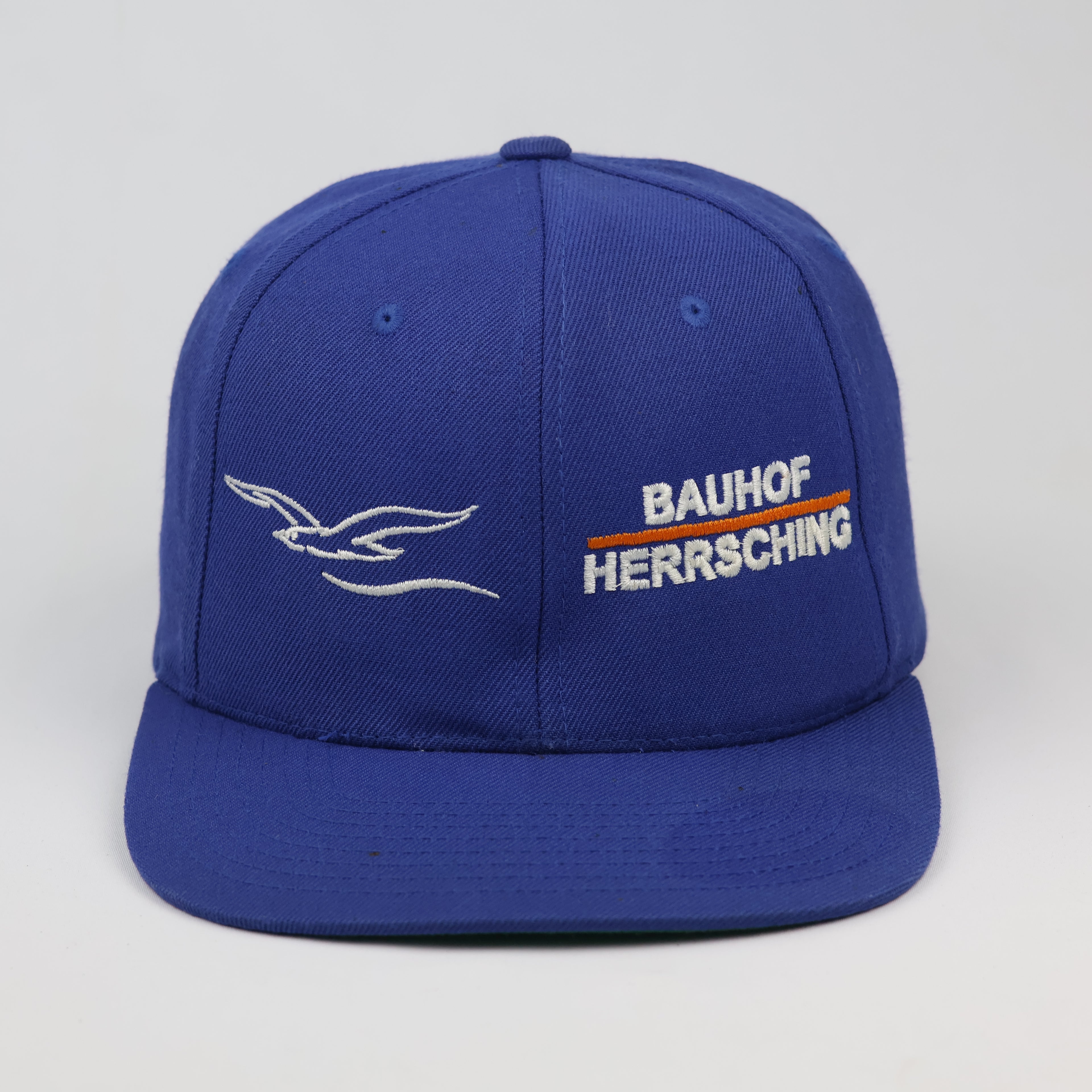 Thrifted Bauhof Herrsching Royal Blue Green Bottom Snapback Cap