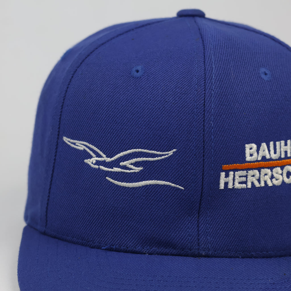 Thrifted Bauhof Herrsching Royal Blue Green Bottom Snapback Cap
