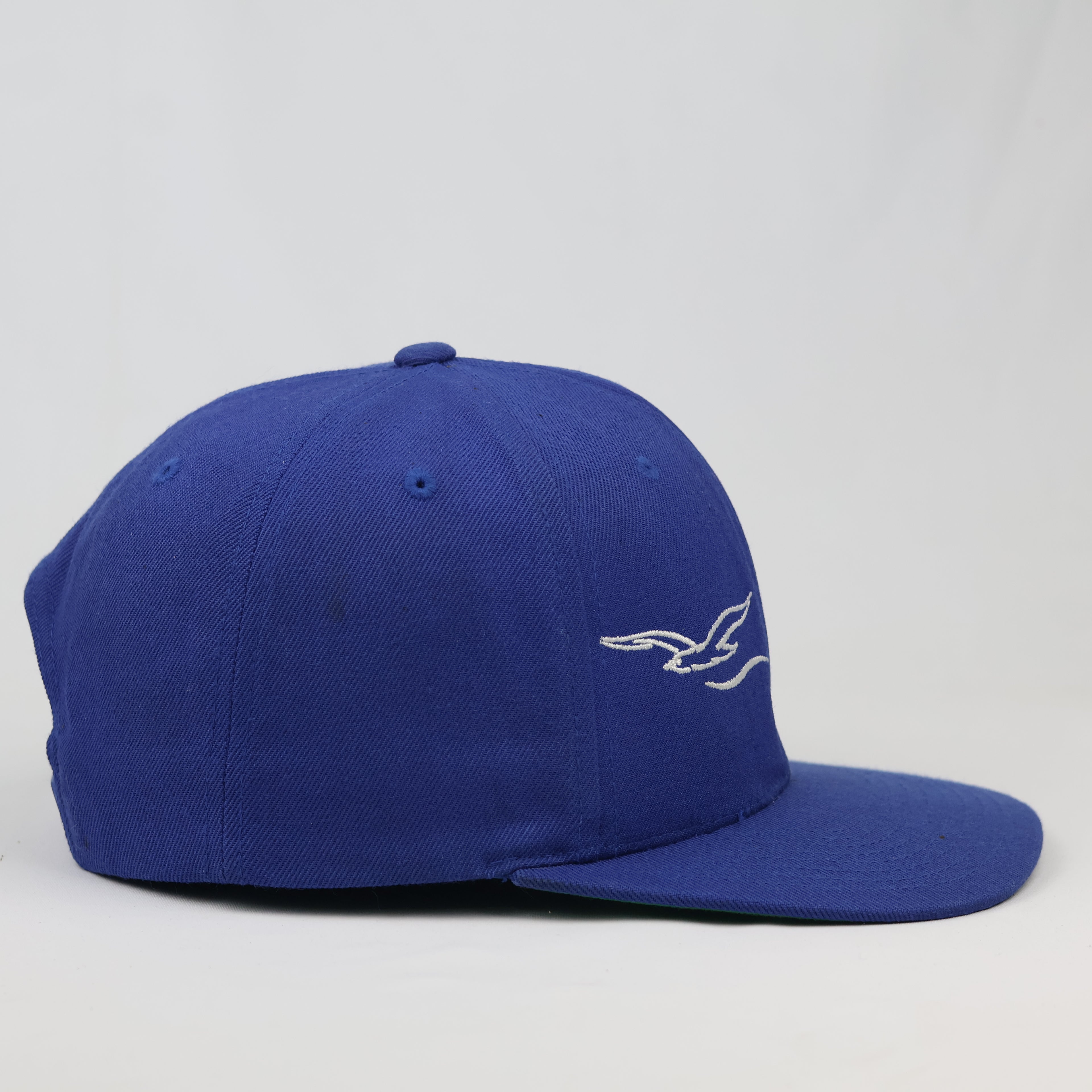 Thrifted Bauhof Herrsching Royal Blue Green Bottom Snapback Cap