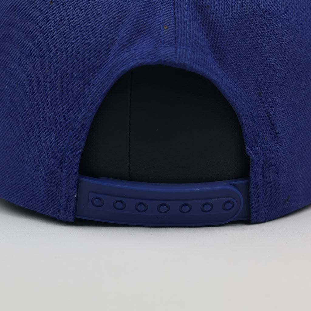 Thrifted Bauhof Herrsching Royal Blue Green Bottom Snapback Cap
