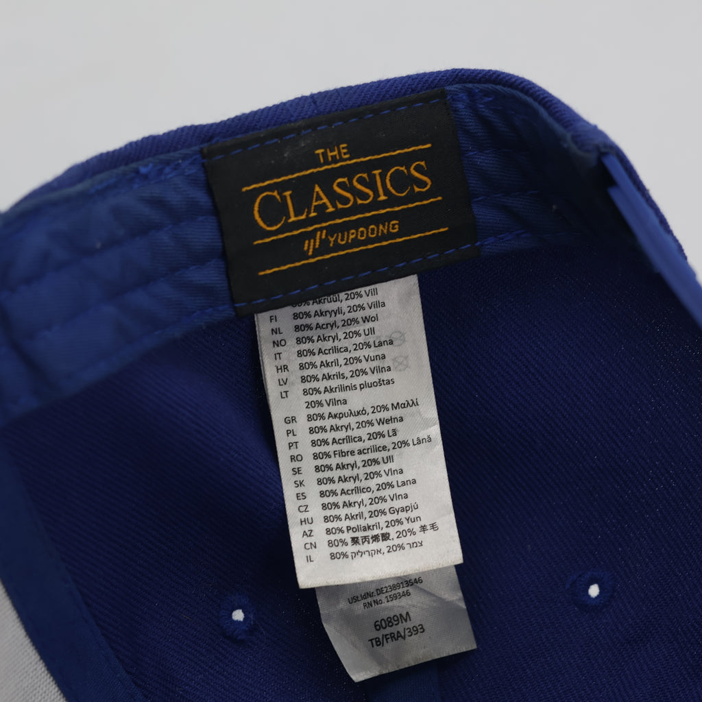 Thrifted Bauhof Herrsching Royal Blue Green Bottom Snapback Cap