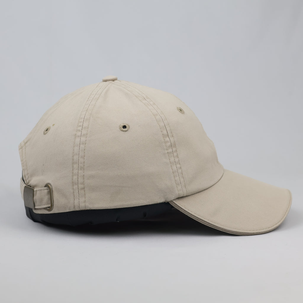 Thrifted Quechua Oxylane Minimalist Tan Outdoor Dad Hat