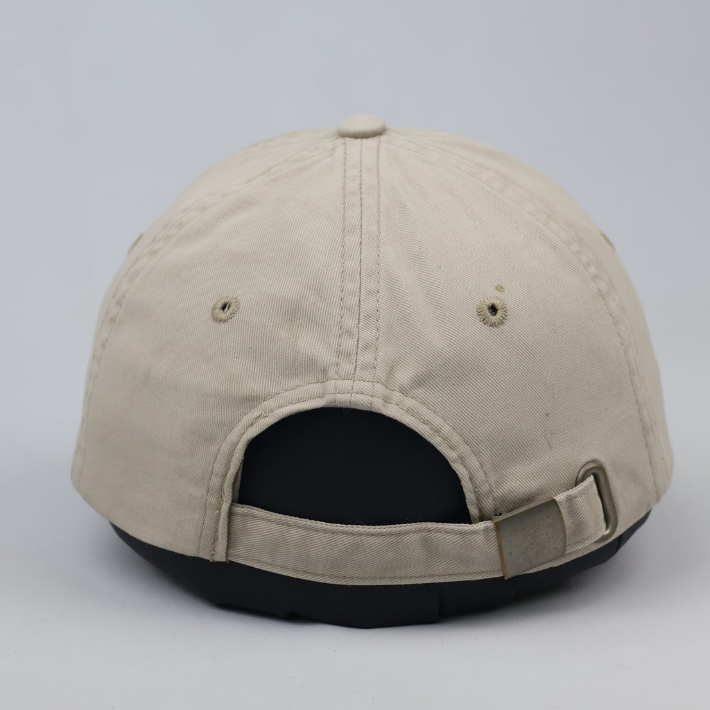 Thrifted Quechua Oxylane Minimalist Tan Outdoor Dad Hat