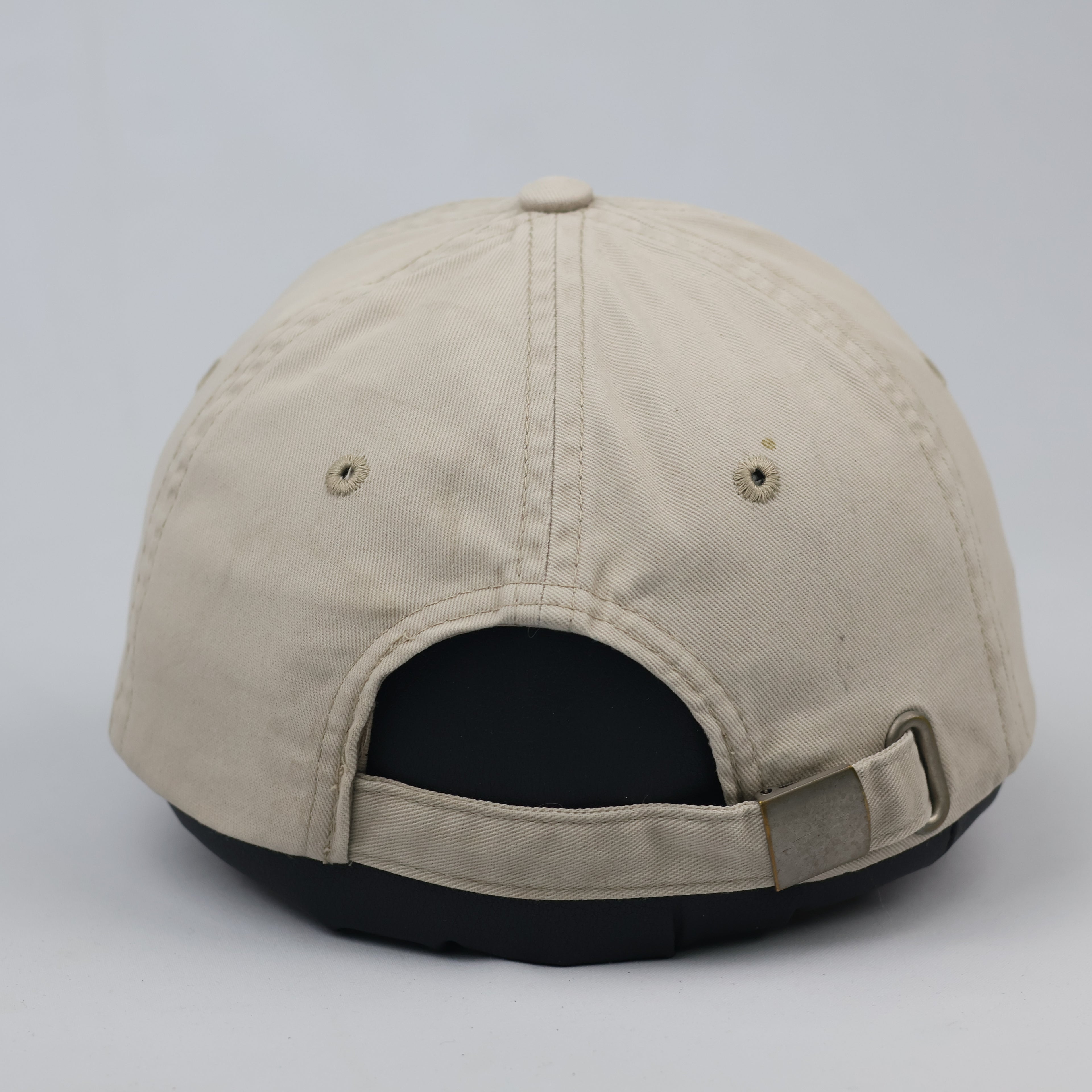 Thrifted Quechua Oxylane Minimalist Tan Outdoor Dad Hat