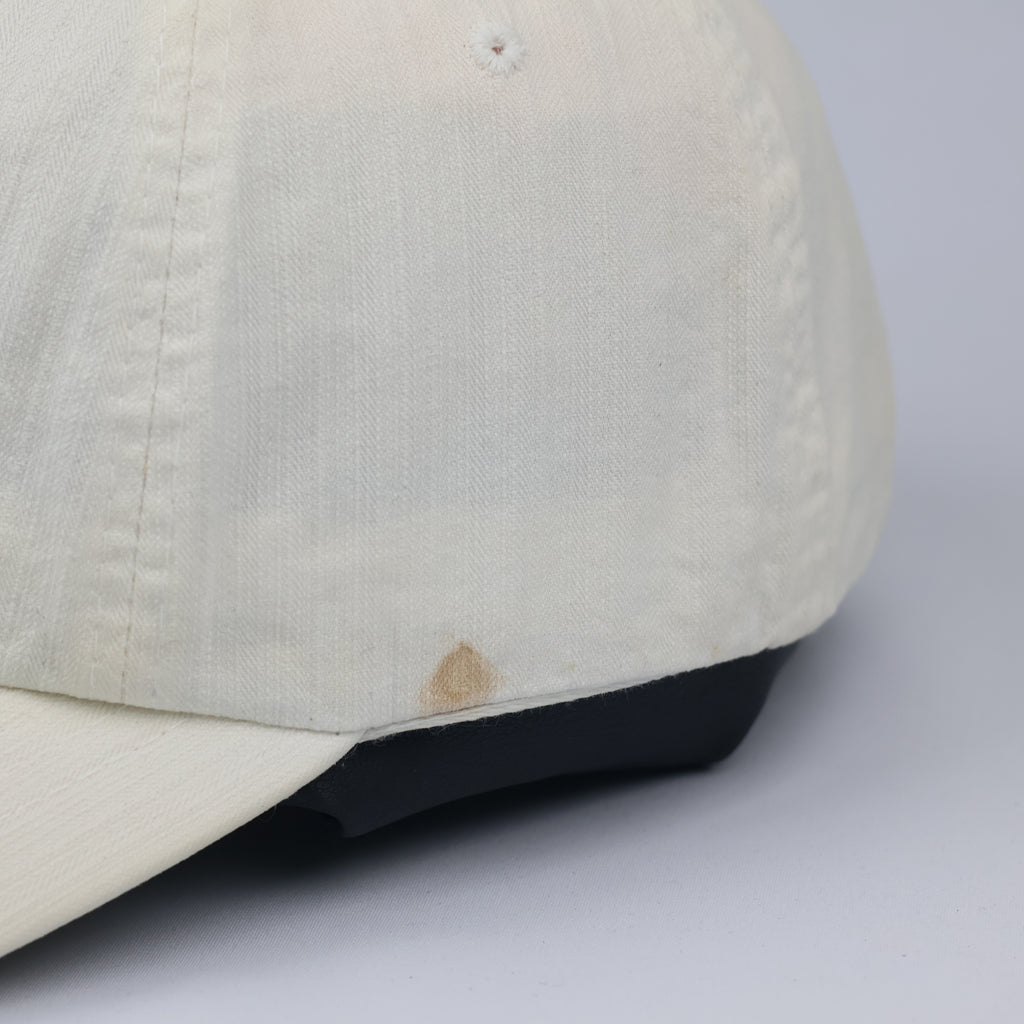 Thrifted Y2K Style Distressed Graphic Cream Dad Hat