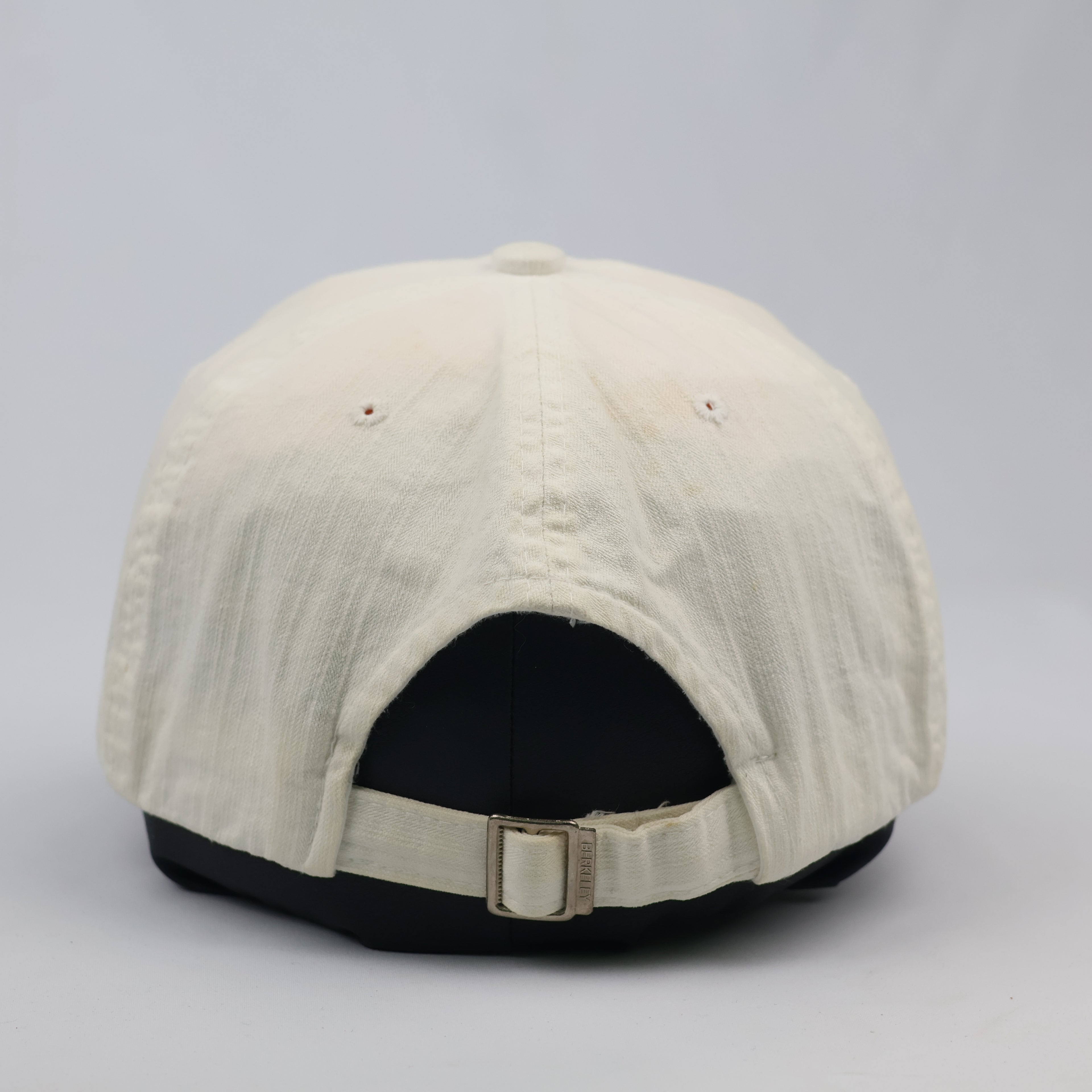 Thrifted Y2K Style Distressed Graphic Cream Dad Hat