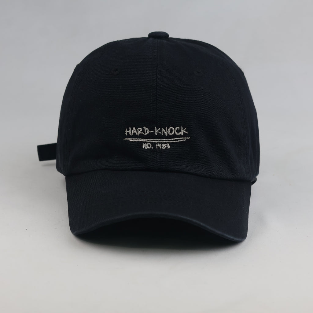 thrifted Retro Hard-Knock Script Adjustable Strapback Hat (58-60 cm) | 10348