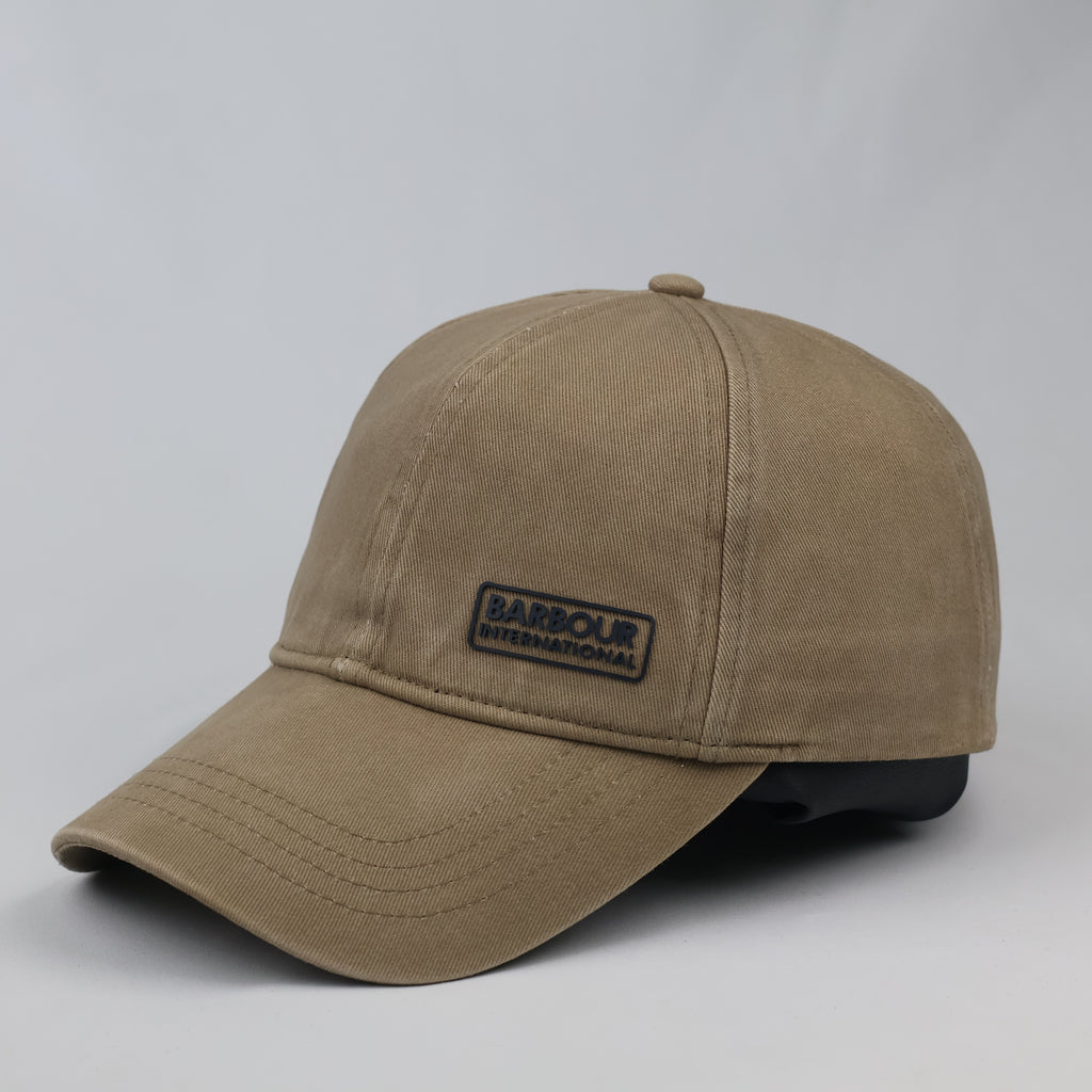 Thrifted Barbour International Motorcycle Casual Khaki Dad Hat