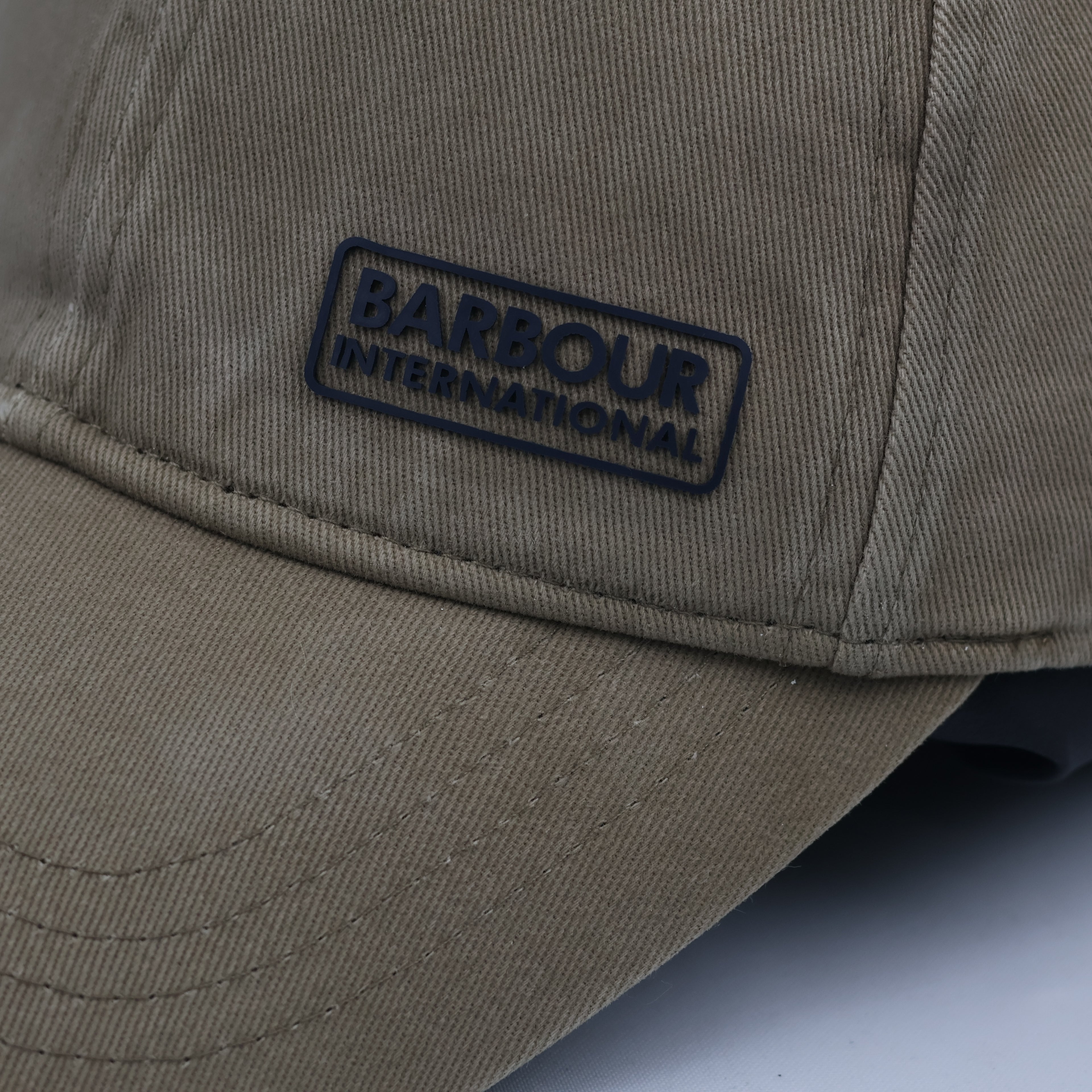 Thrifted Barbour International Motorcycle Casual Khaki Dad Hat