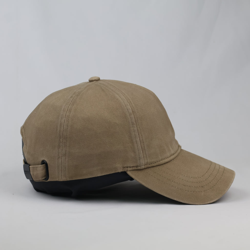 Thrifted Barbour International Motorcycle Casual Khaki Dad Hat