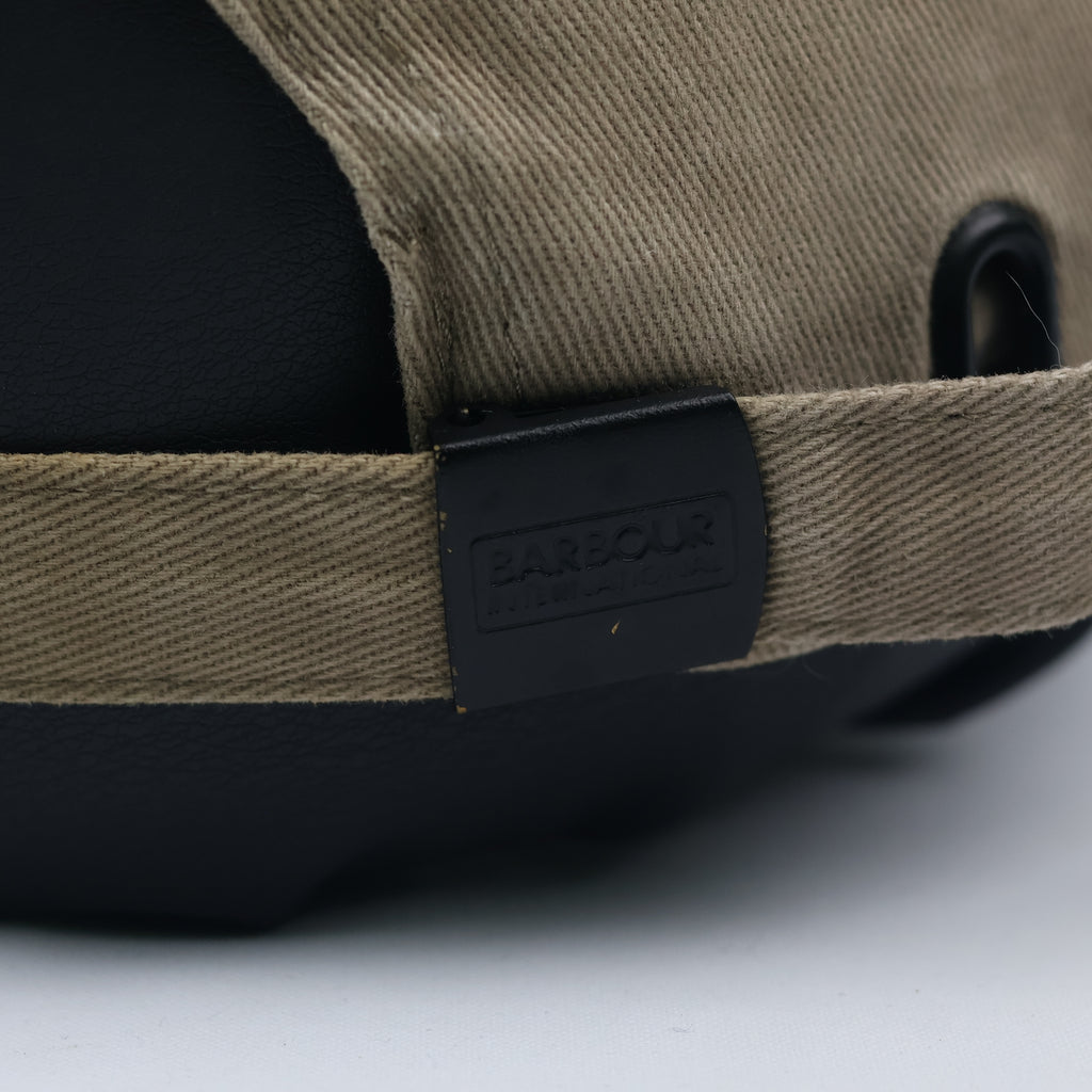 Thrifted Barbour International Motorcycle Casual Khaki Dad Hat