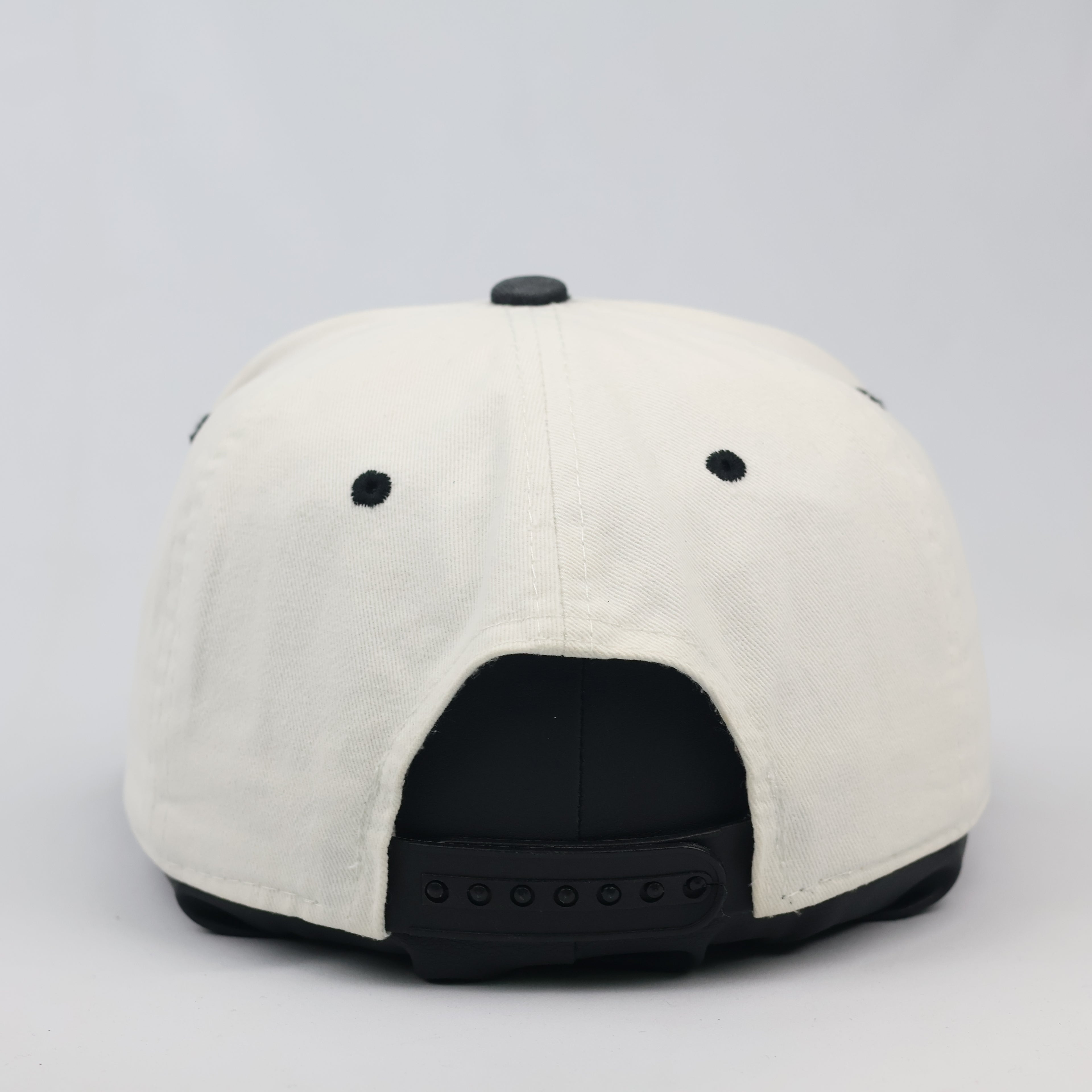 Thrifted NY Spellout Speckled Paint Splatter Flat Brim Cap