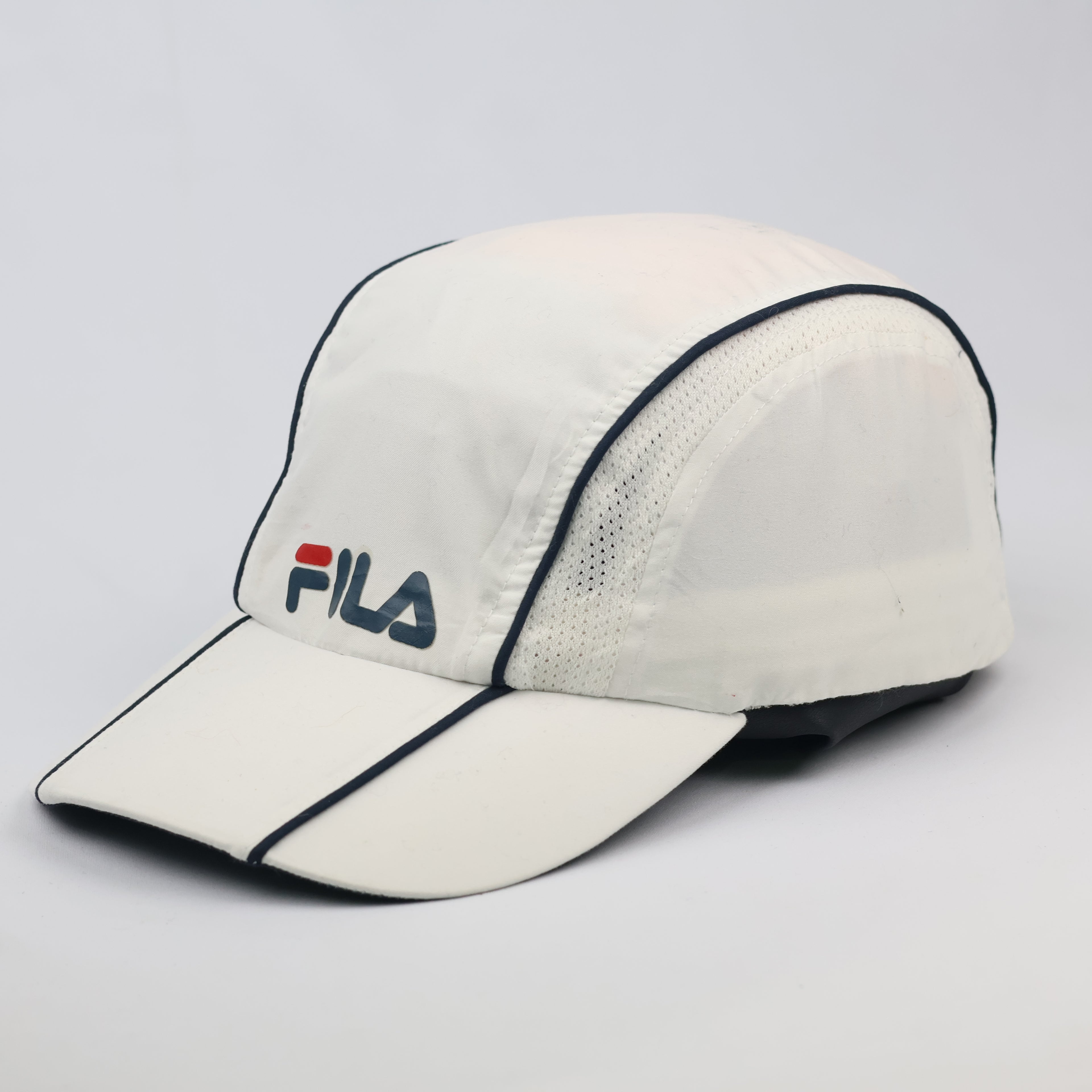 Thrifted FILA Sport White Mesh Side Training Hat - Size 57-59 cm