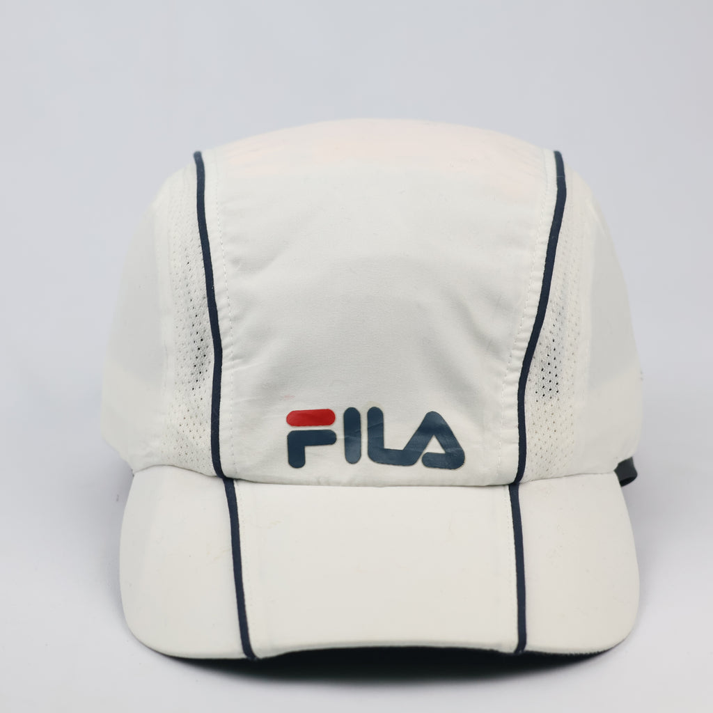 Thrifted FILA Sport White Mesh Side Training Hat - Size 57-59 cm