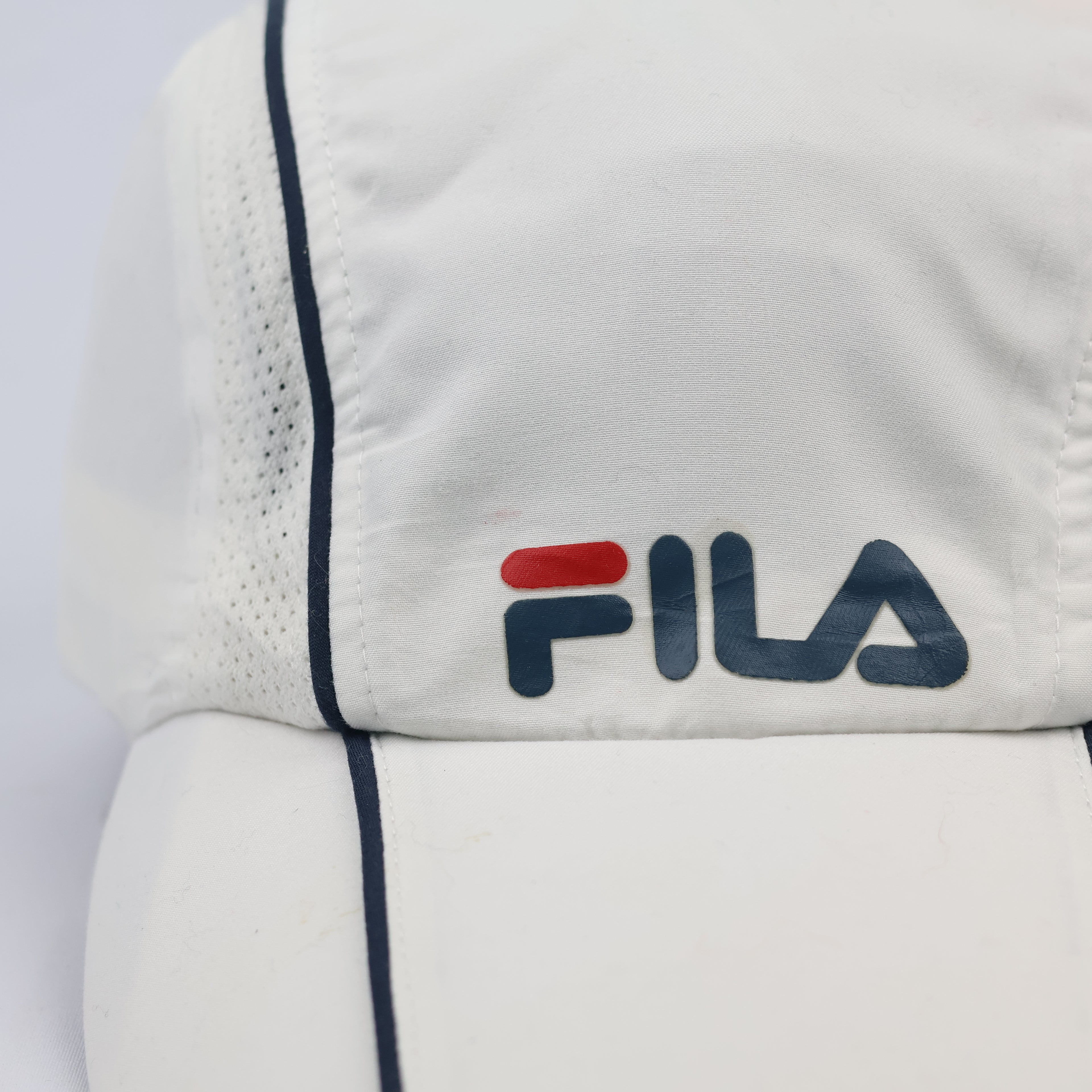 Thrifted FILA Sport White Mesh Side Training Hat - Size 57-59 cm
