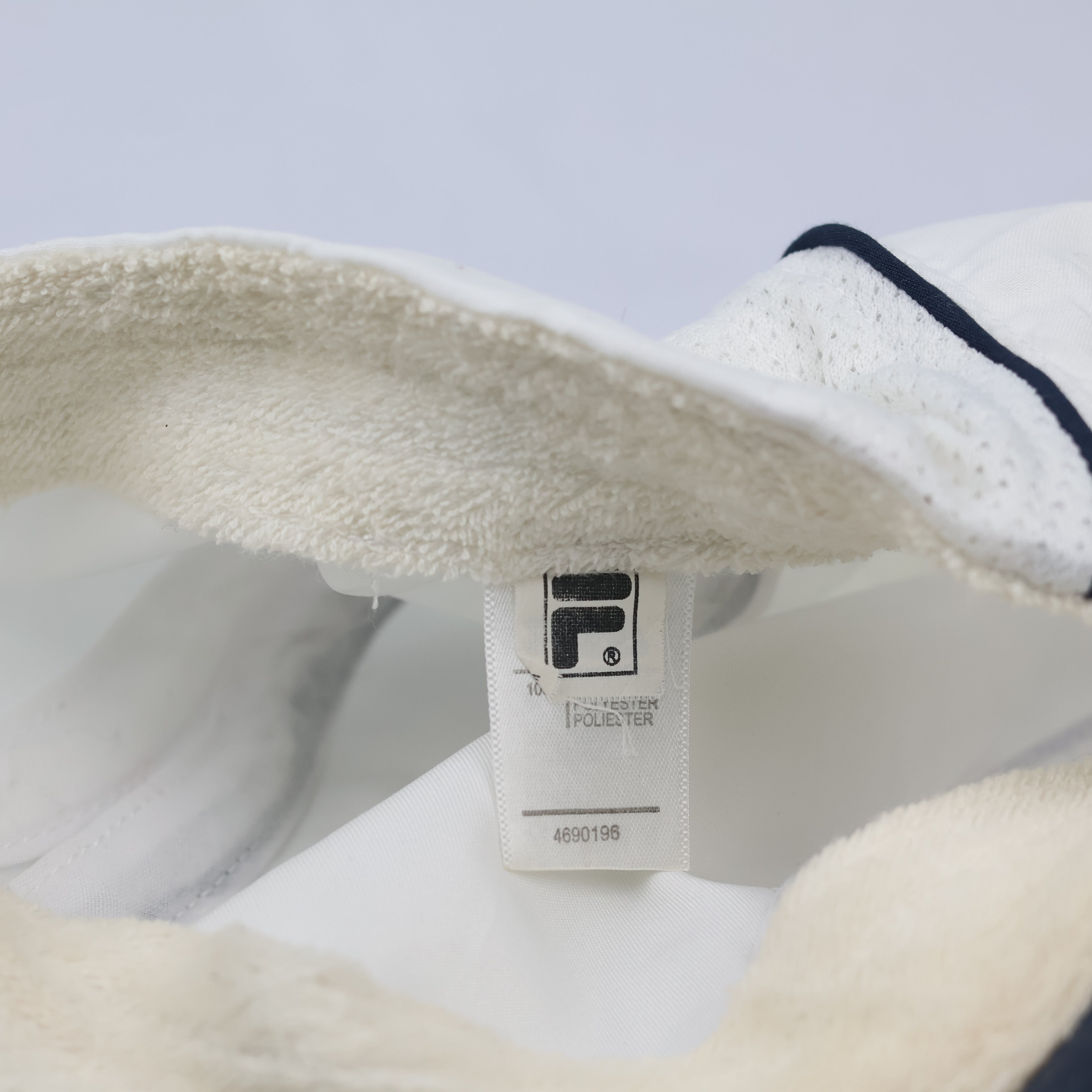 Thrifted FILA Sport White Mesh Side Training Hat - Size 57-59 cm