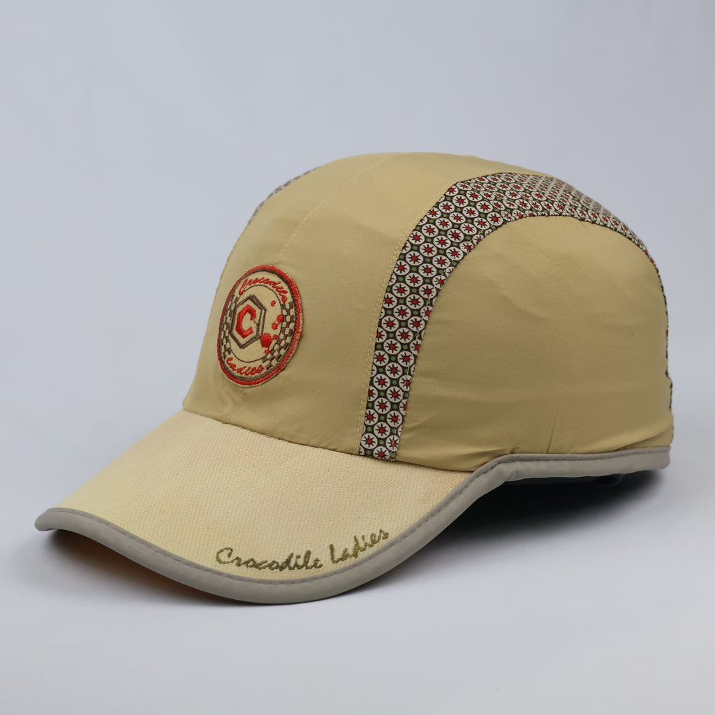 Thrifted Crocodile Ladies Geometric Pattern Sport Running Hat