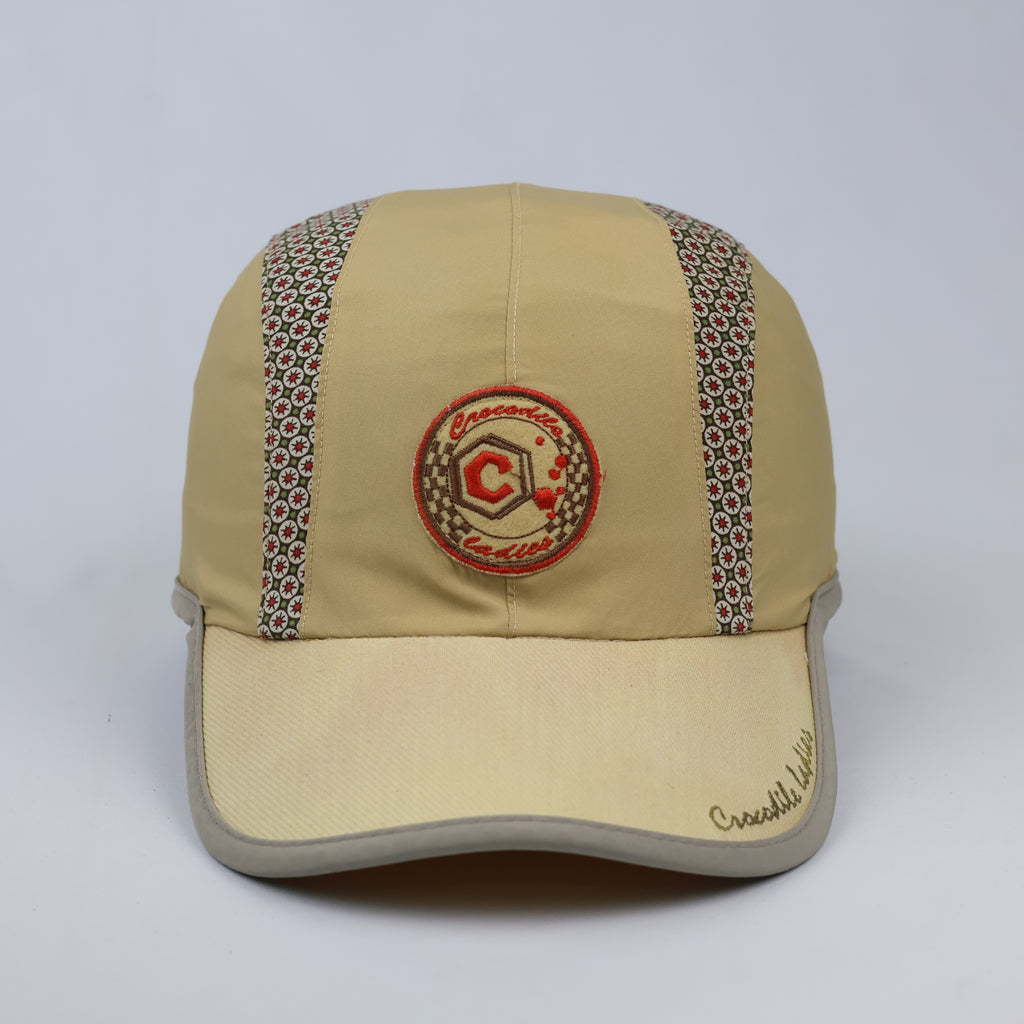Thrifted Crocodile Ladies Geometric Pattern Sport Running Hat