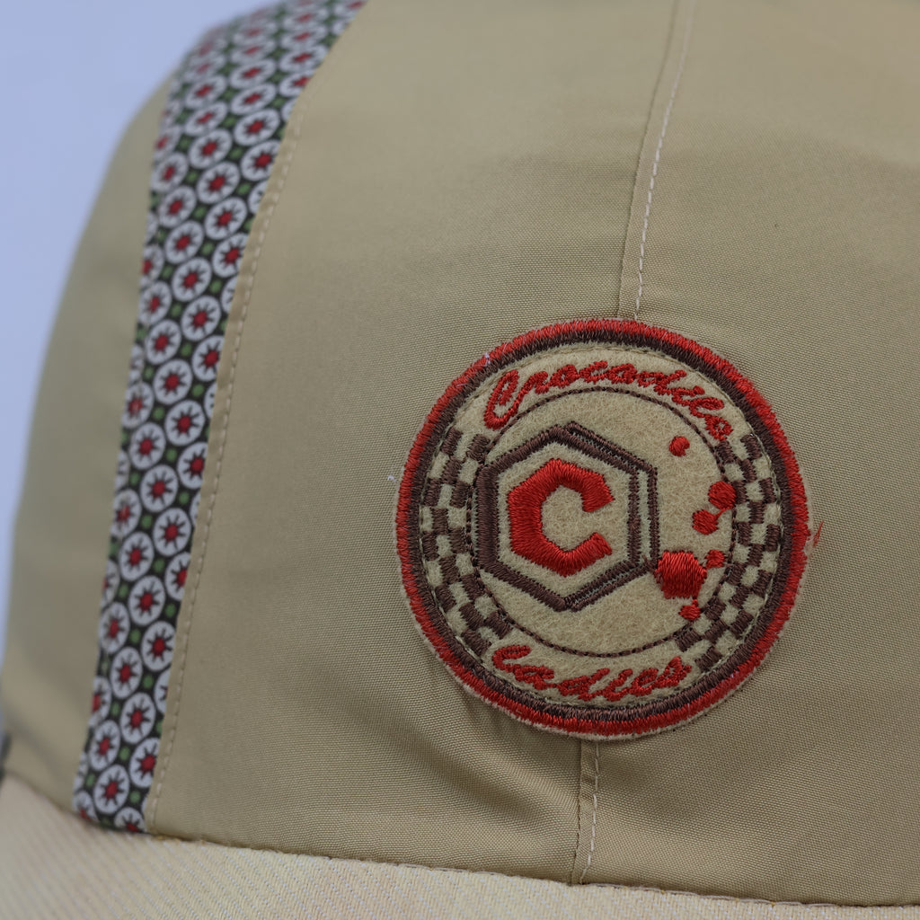 Thrifted Crocodile Ladies Geometric Pattern Sport Running Hat