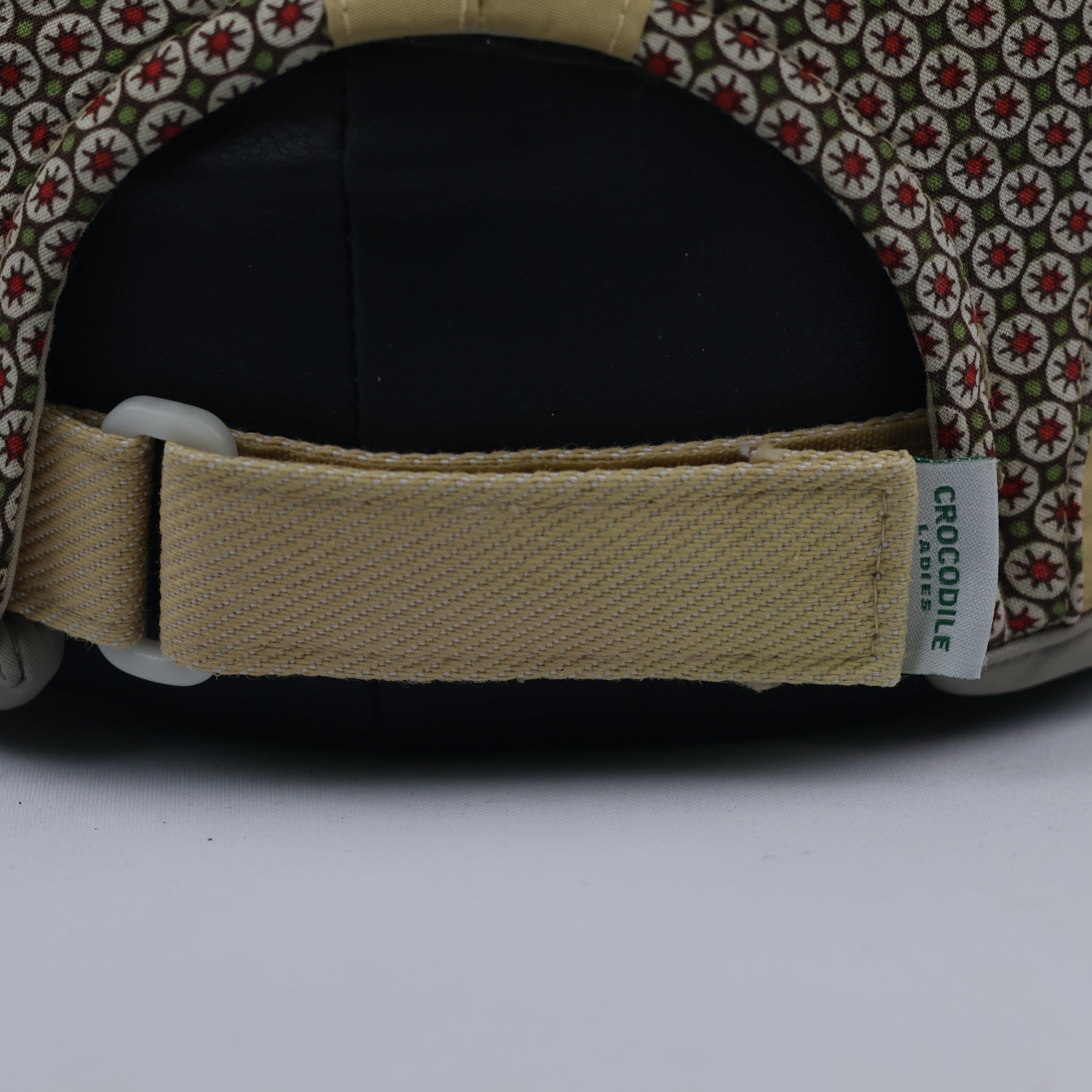 Thrifted Crocodile Ladies Geometric Pattern Sport Running Hat