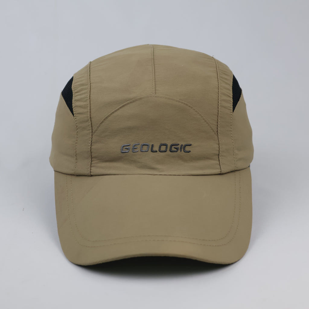 Thrifted Decathlon Khaki Performance Mesh Panel Camper Hat