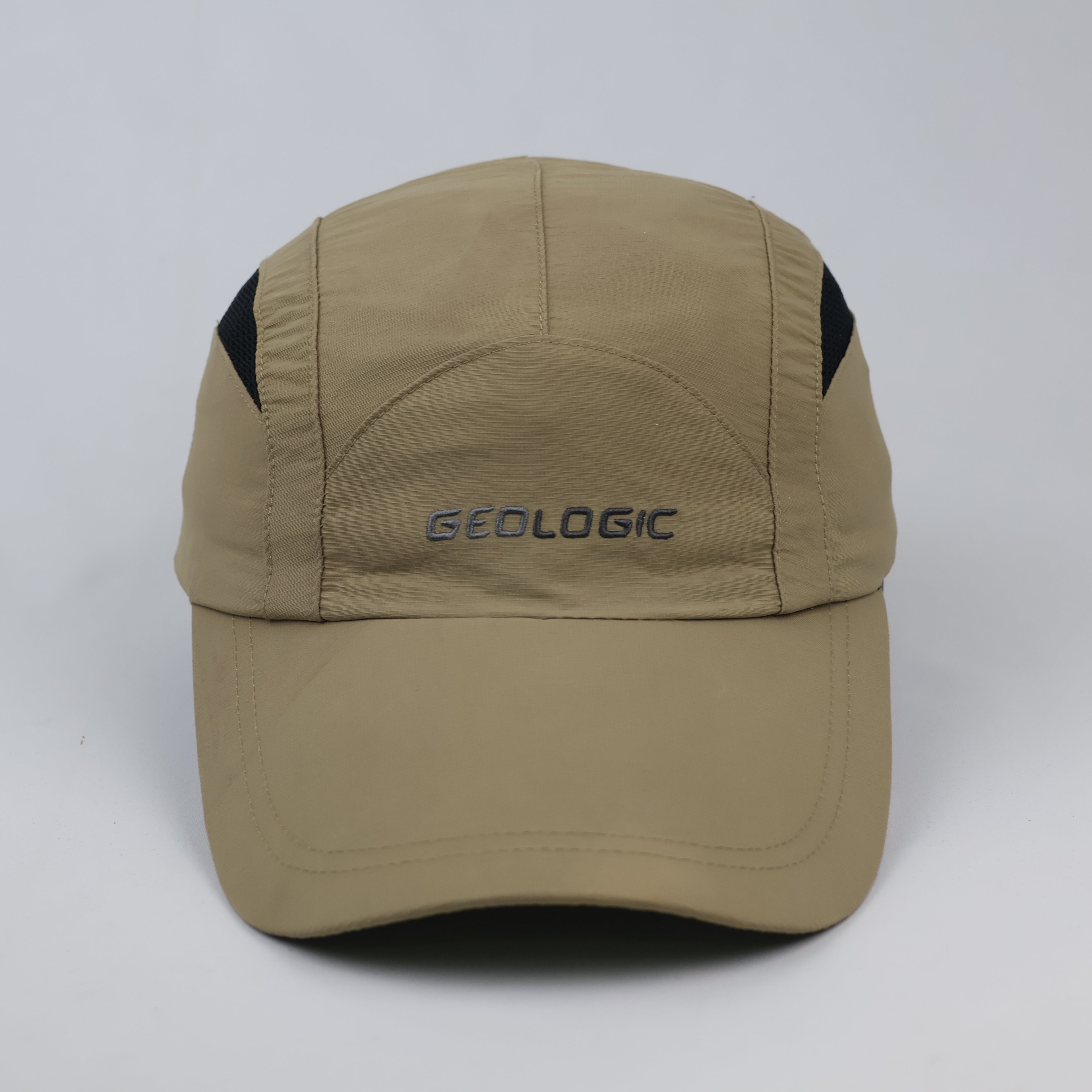 Thrifted Decathlon Khaki Performance Mesh Panel Camper Hat