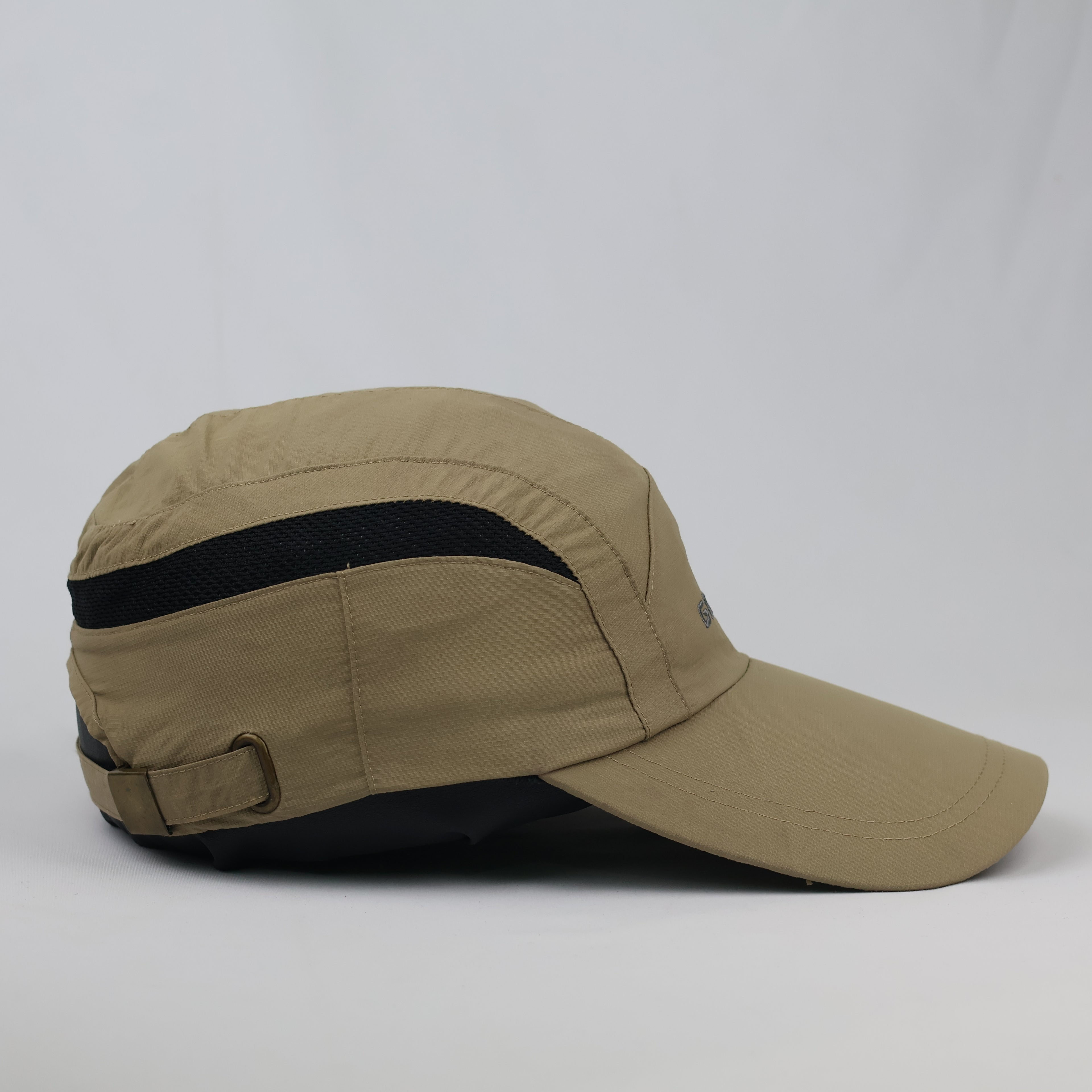 Thrifted Decathlon Khaki Performance Mesh Panel Camper Hat