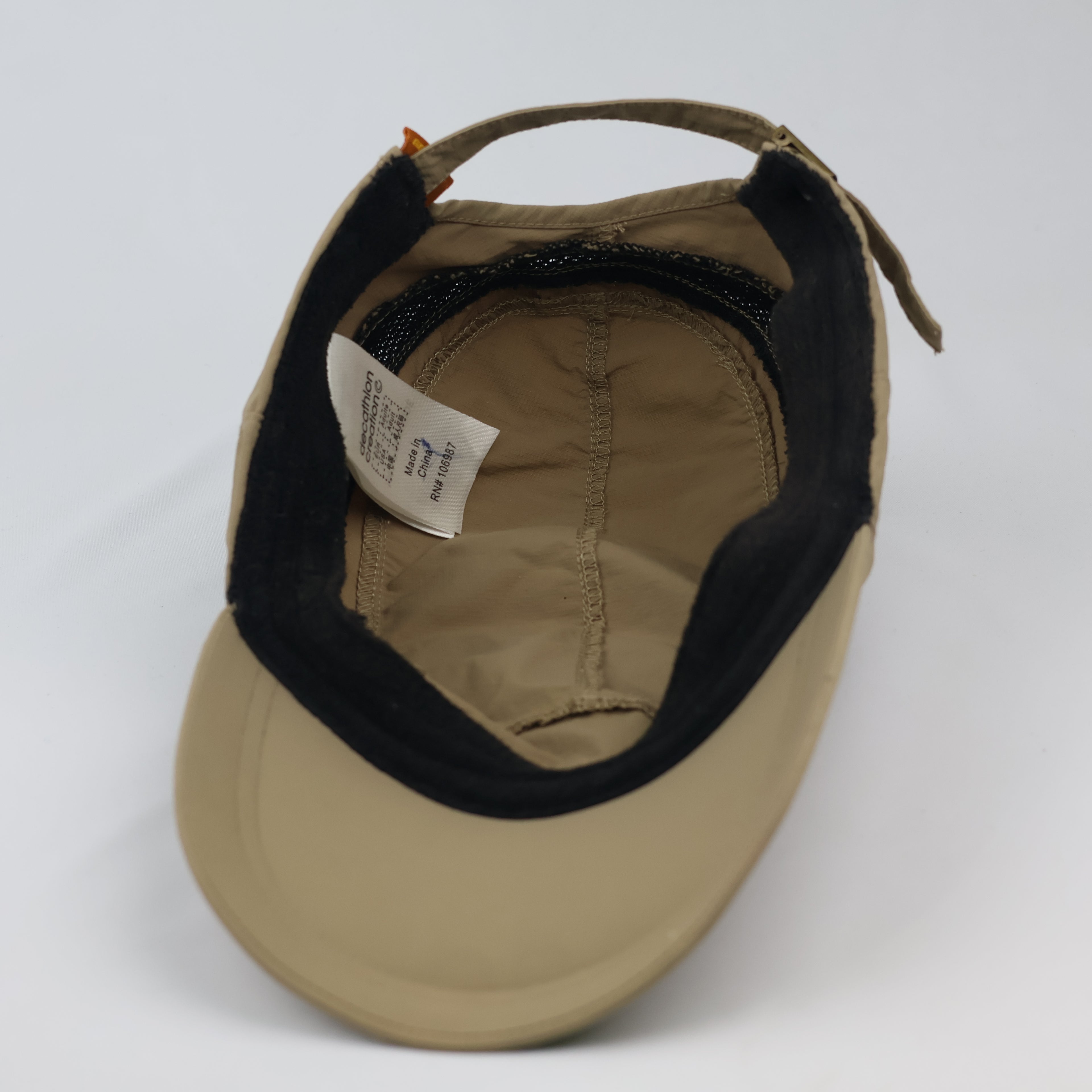 Thrifted Decathlon Khaki Performance Mesh Panel Camper Hat
