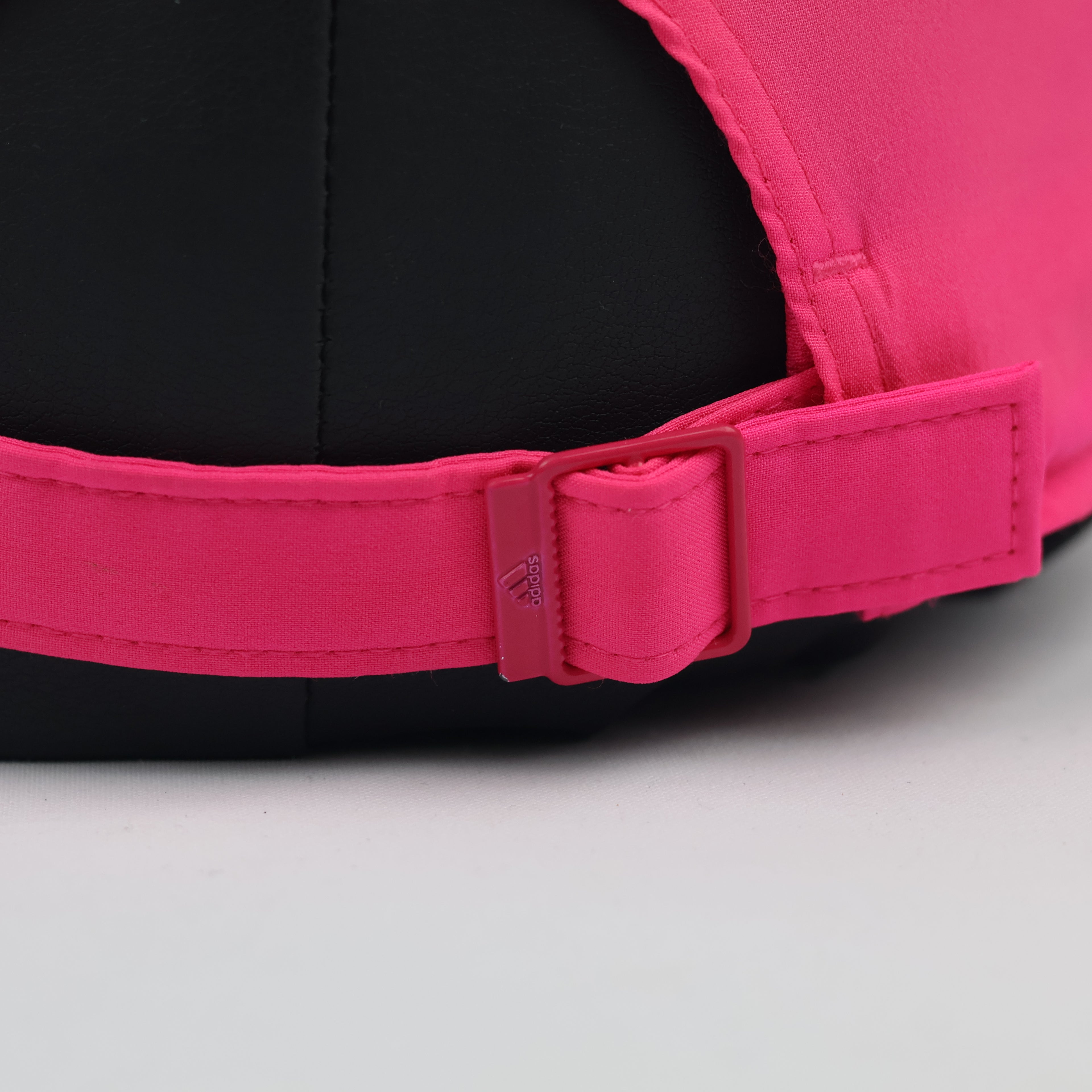 Thrifted Adidas Climalite Hot Pink Metal Badge Dad Hat