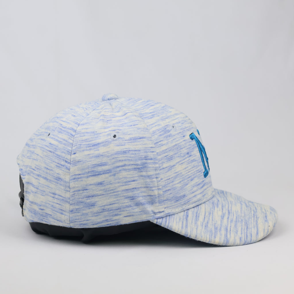 Thrifted NY Embroidered Blue Melange Performance Style Hat