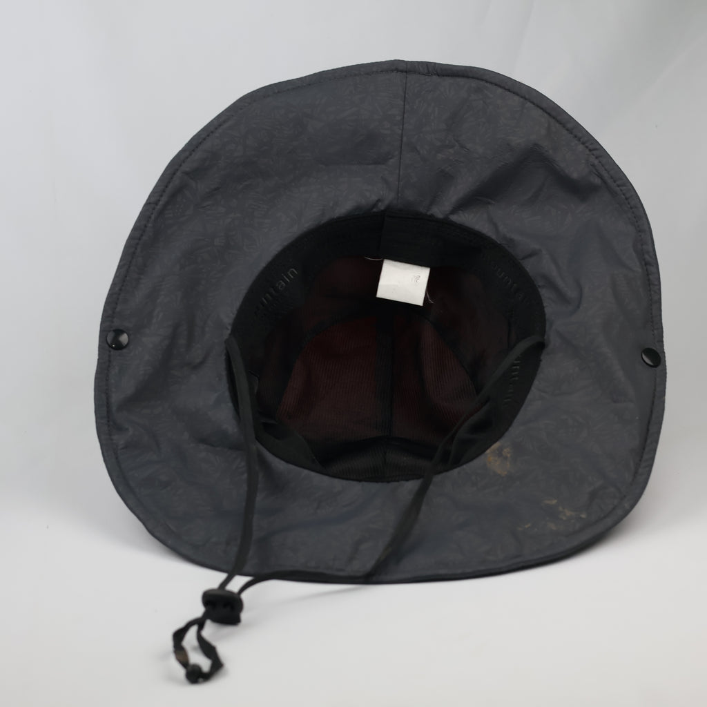 Thrifted Outdoor Wide Brim Sun Hat Red Grey Hiking Cap