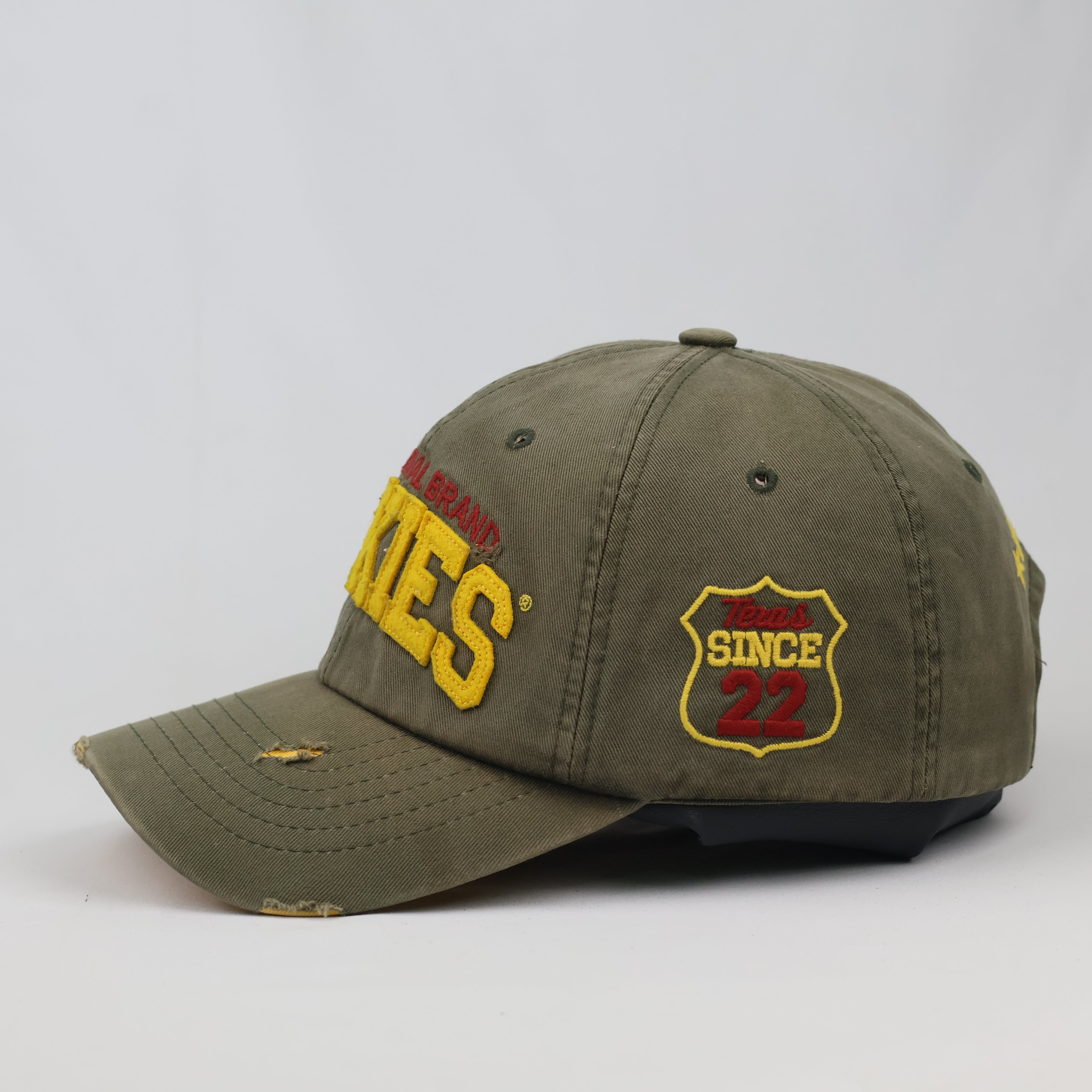 Thrifted Dickies The Original Brand Khaki Green Trucker Cap