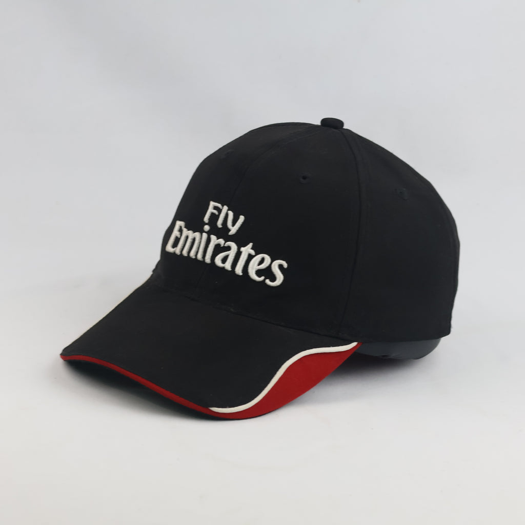thrifted Fly Emirates Logo Black Sports Cap Adult Size (58-60cm) | 10373