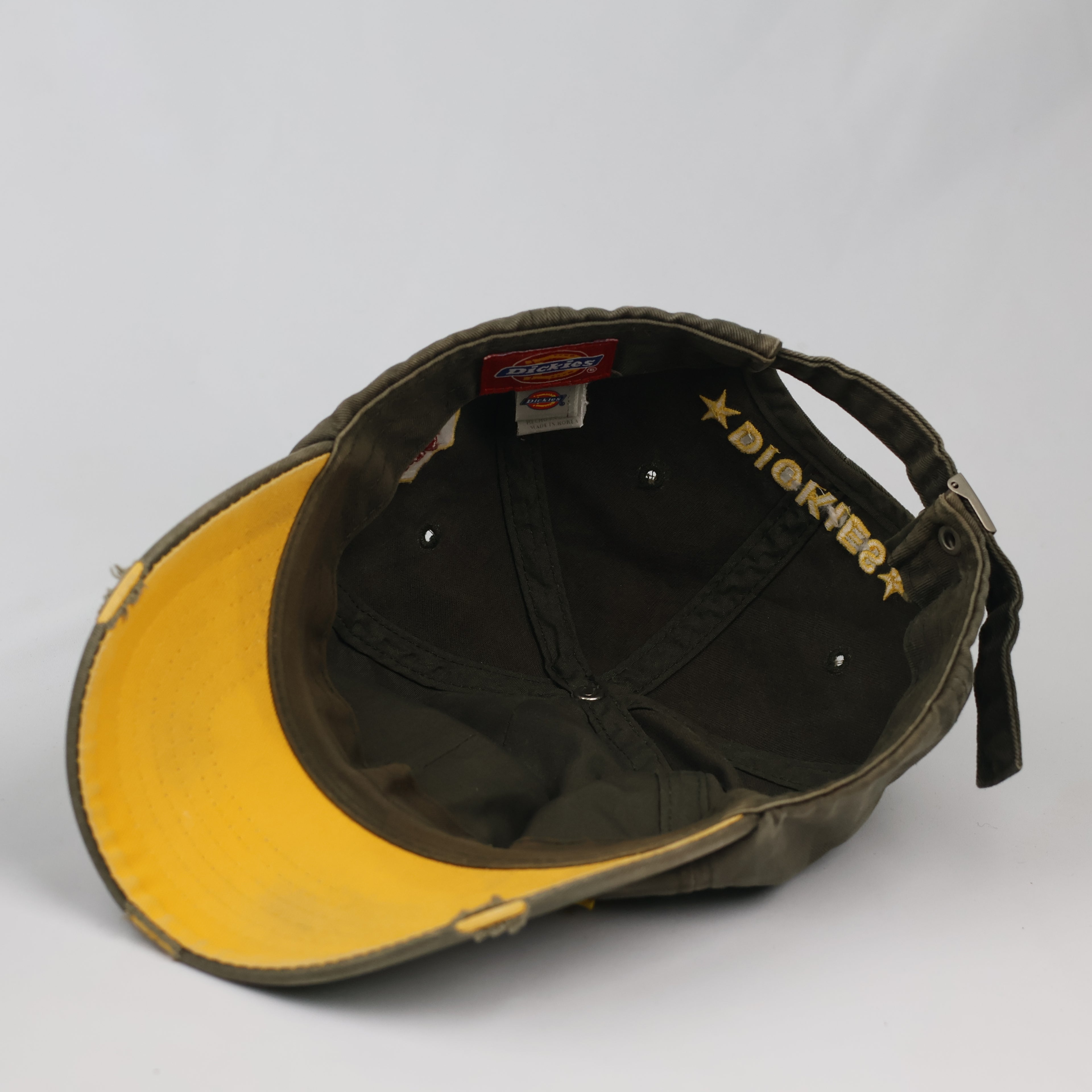 Thrifted Dickies The Original Brand Khaki Green Trucker Cap