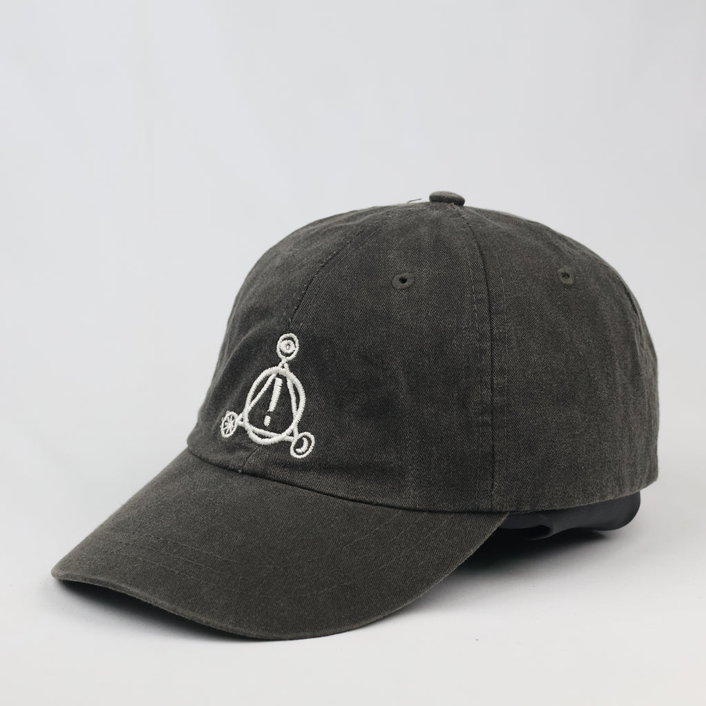Thrifted P!ATD Embroidered Band Logo Gray Strapback Cap