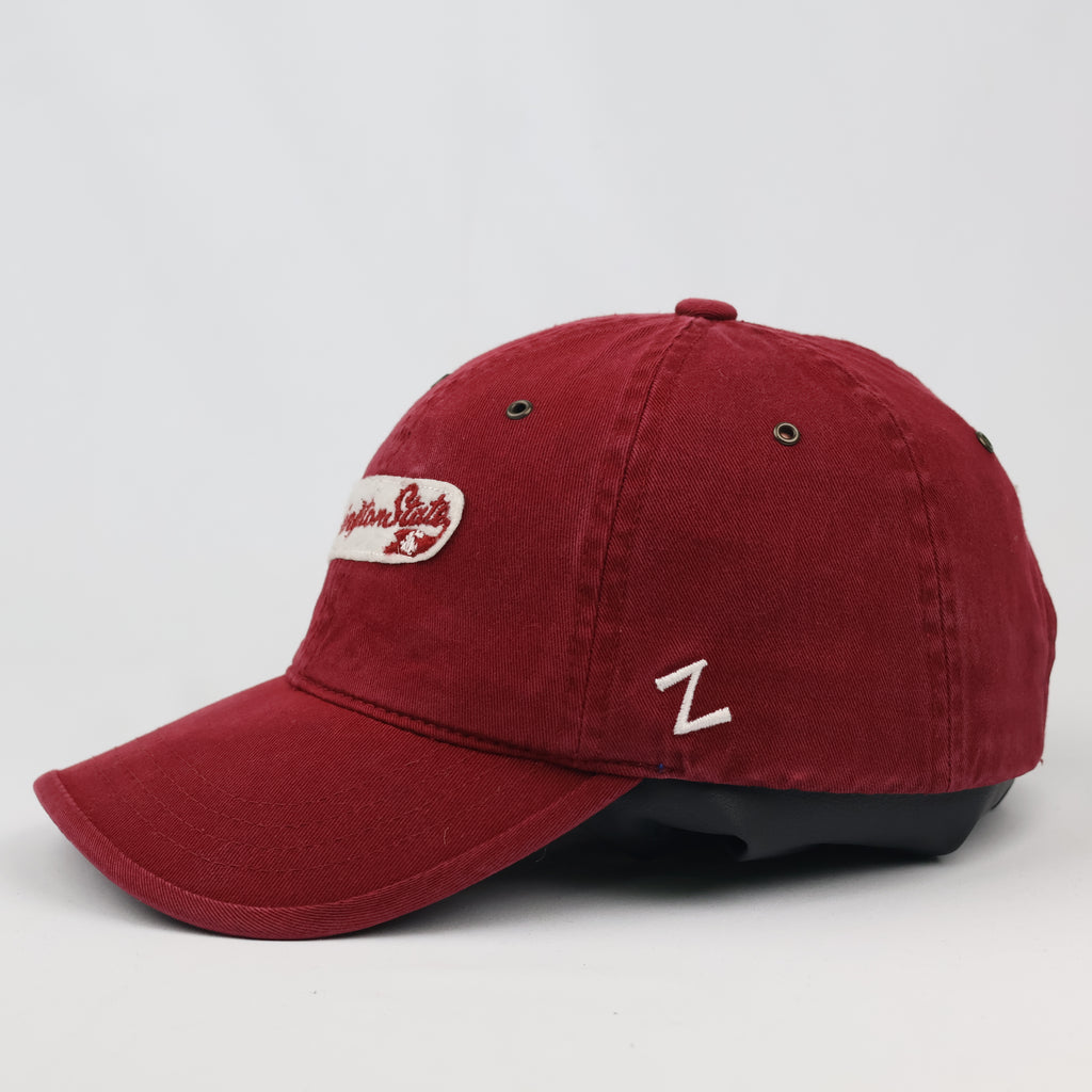 Thrifted Washington State Cougars WSU Maroon Zephyr Z Dad Hat
