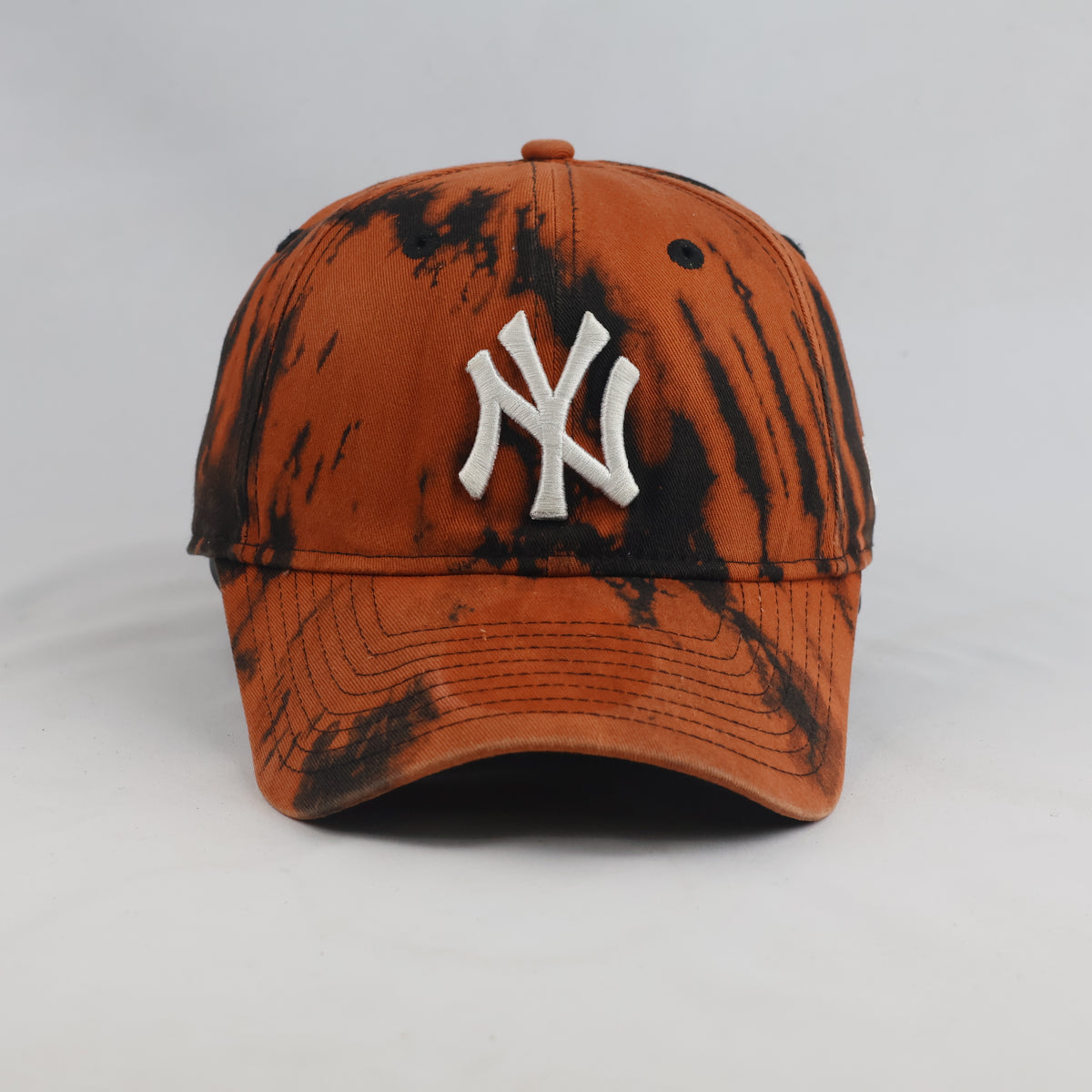 thrifted MLB NY Yankees Distressed Orange Cap (58-60cm) | 10372