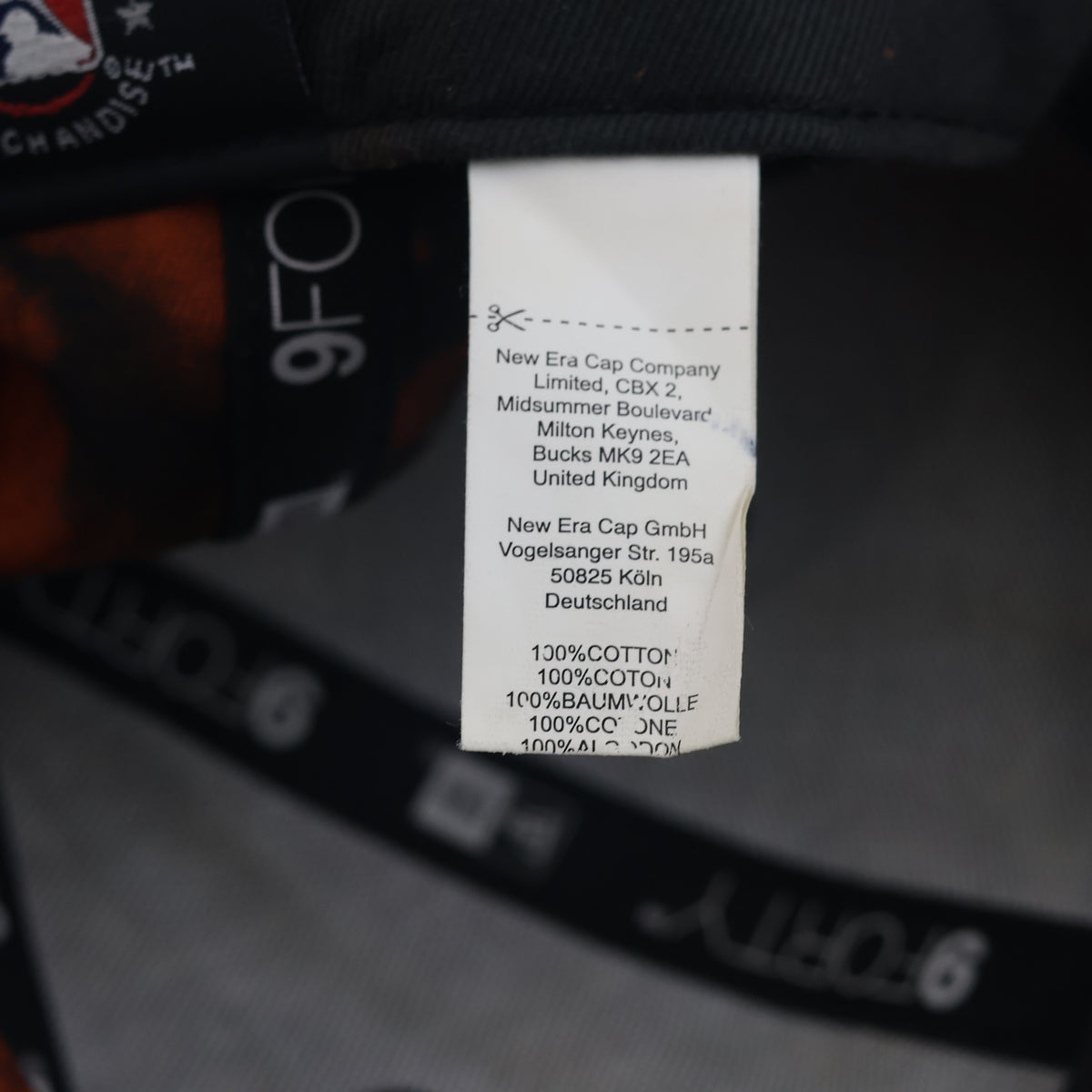 thrifted MLB NY Yankees Distressed Orange Cap (58-60cm) | 10372