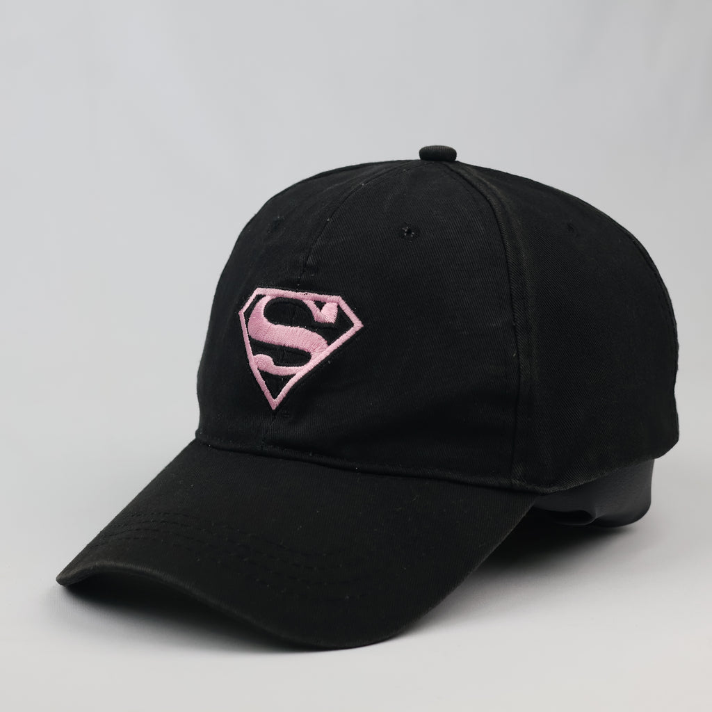 Thrifted Sinsay DC Comics Superman Pink Shield Black Cap