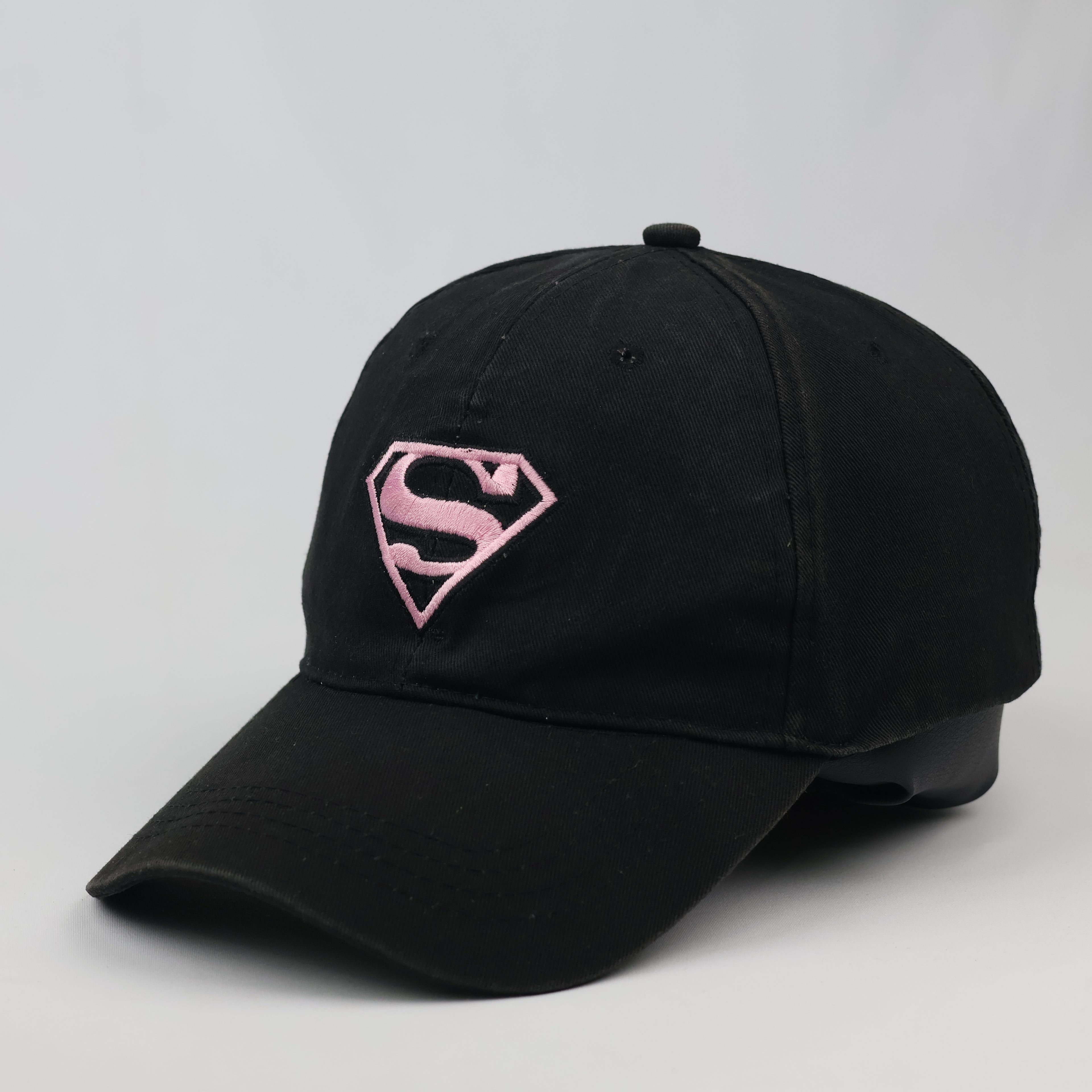Thrifted Sinsay DC Comics Superman Pink Shield Black Cap
