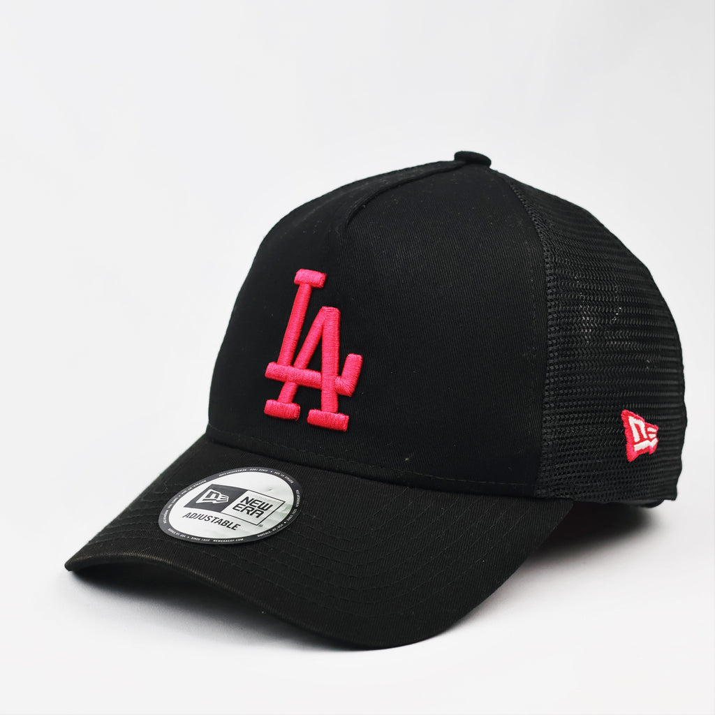 Thrifted New Era LA Dodgers Embroidered Mesh Snapback Cap