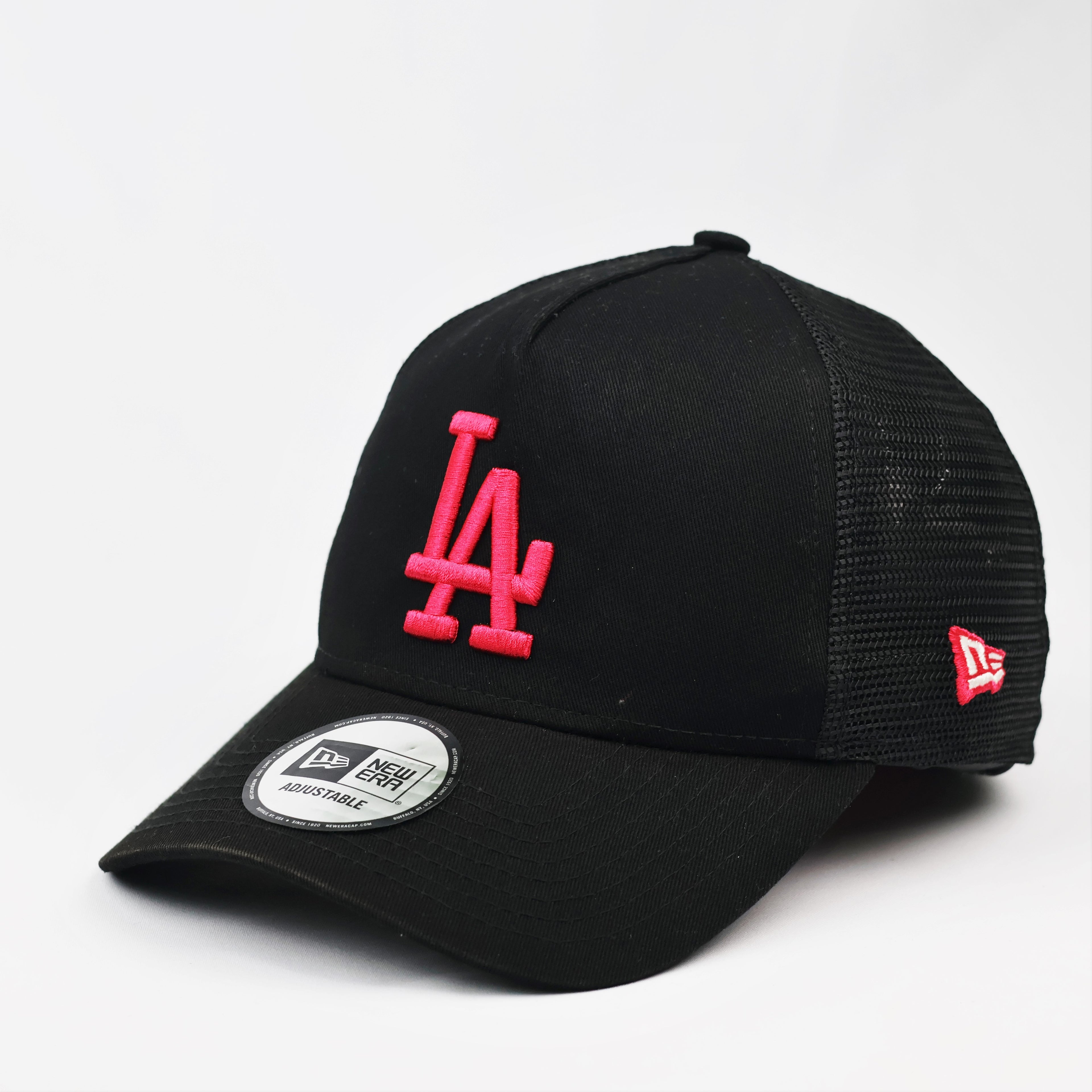 Thrifted New Era LA Dodgers Embroidered Mesh Snapback Cap