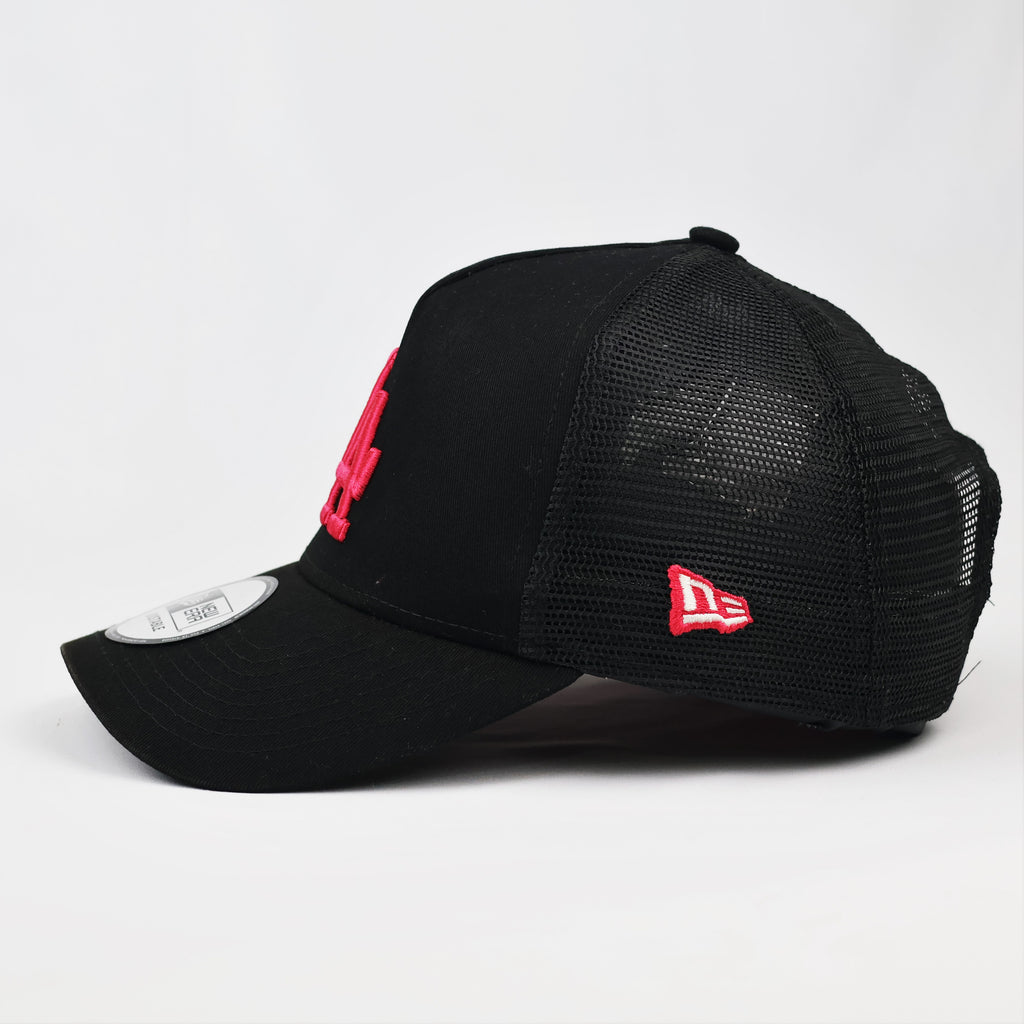 Thrifted New Era LA Dodgers Embroidered Mesh Snapback Cap