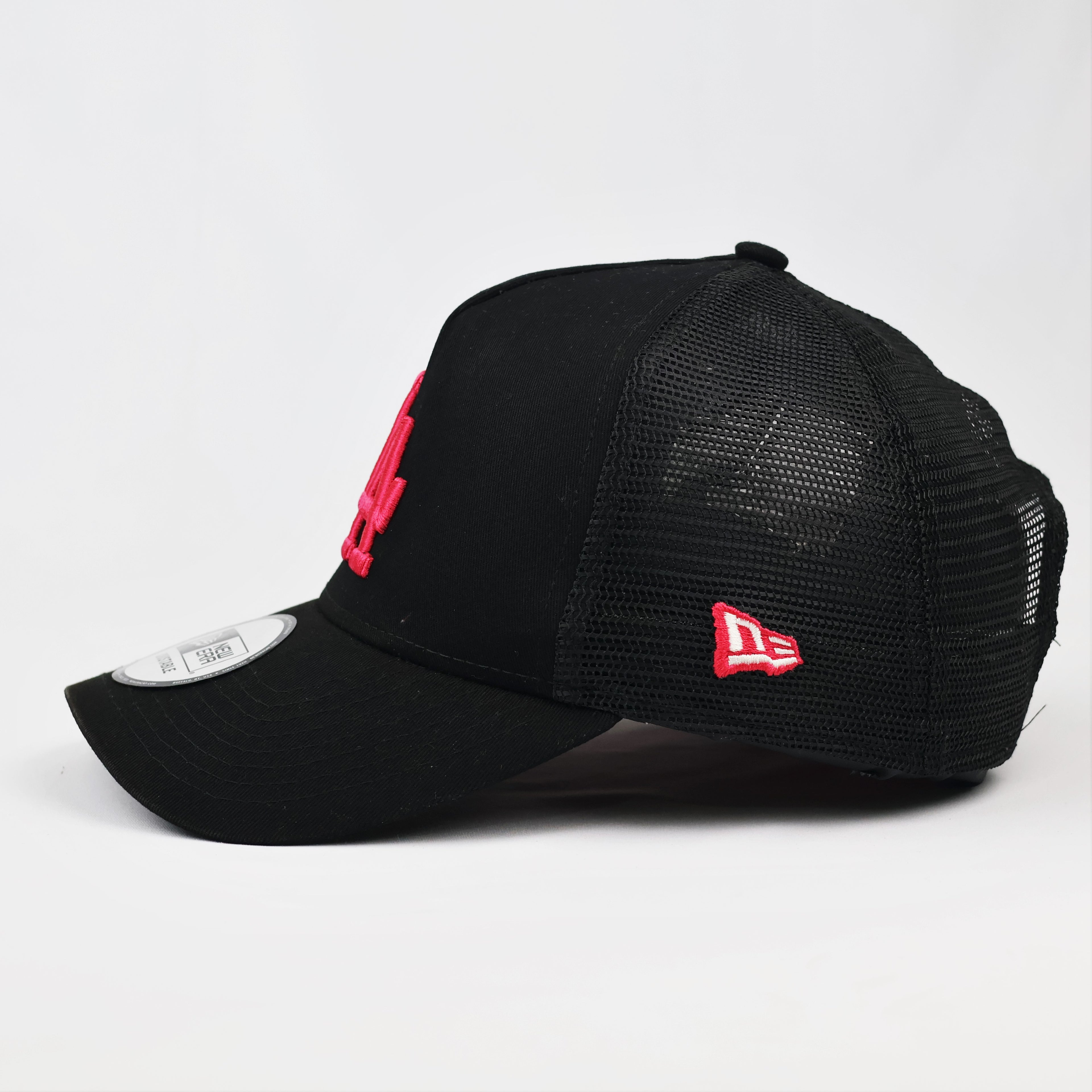 Thrifted New Era LA Dodgers Embroidered Mesh Snapback Cap