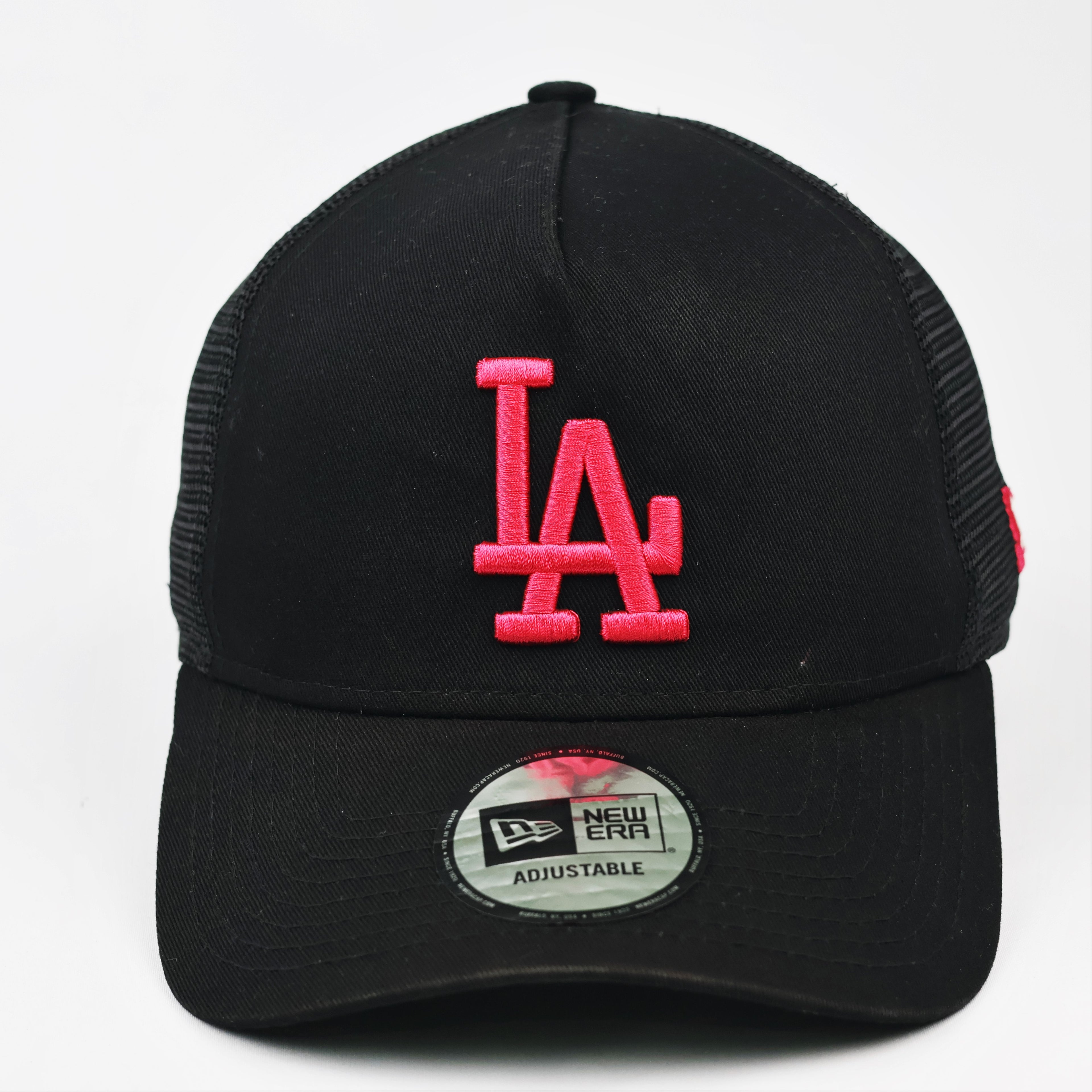 Thrifted New Era LA Dodgers Embroidered Mesh Snapback Cap