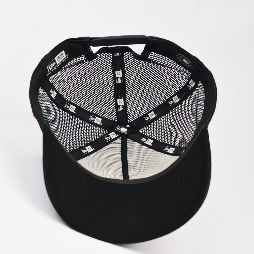 Thrifted New Era LA Dodgers Embroidered Mesh Snapback Cap